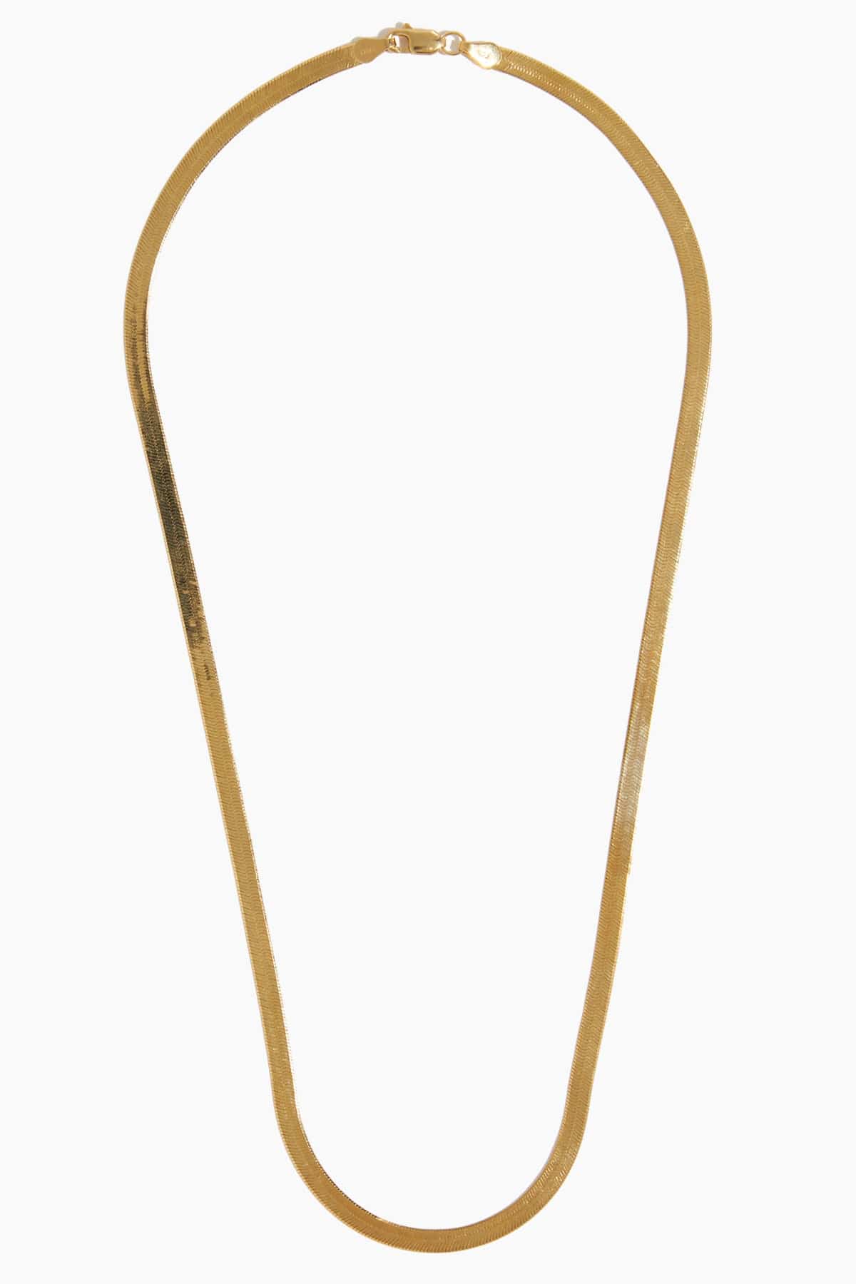 18" Herringbone Chain in 10K Gold - Image 3