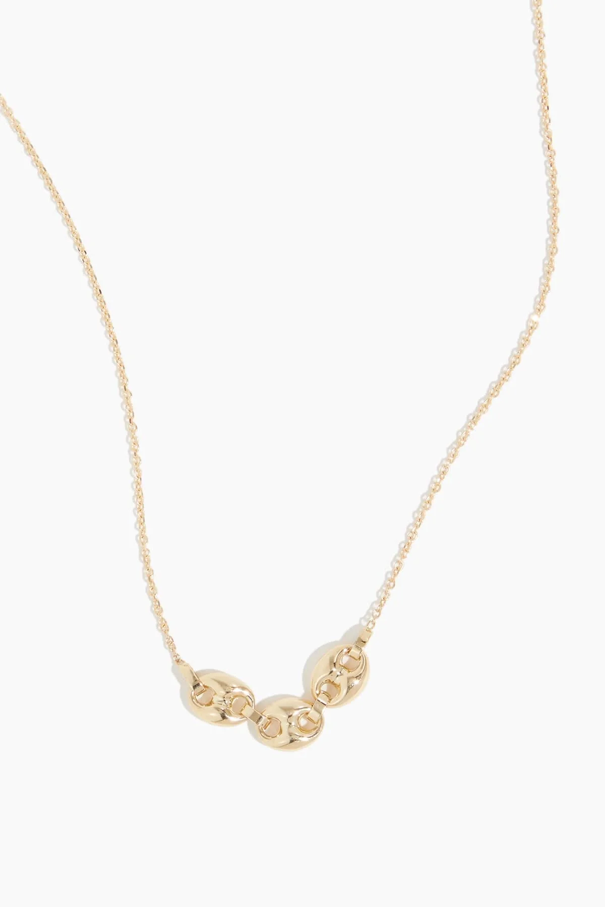 3 Puffy Mariner Chain in 14k Yellow Gold