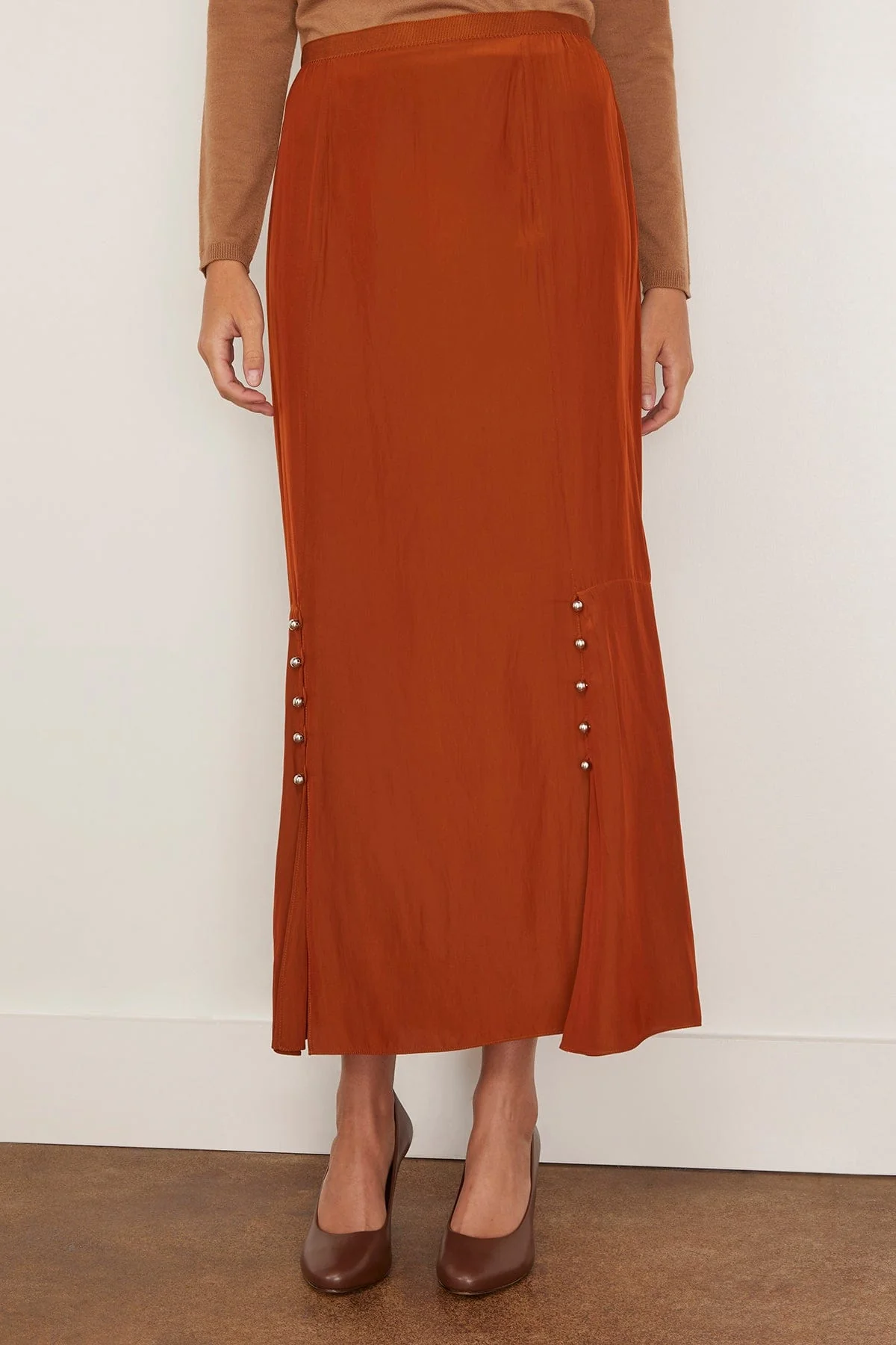 A-Line Skirt in Chestnuts - Image 3