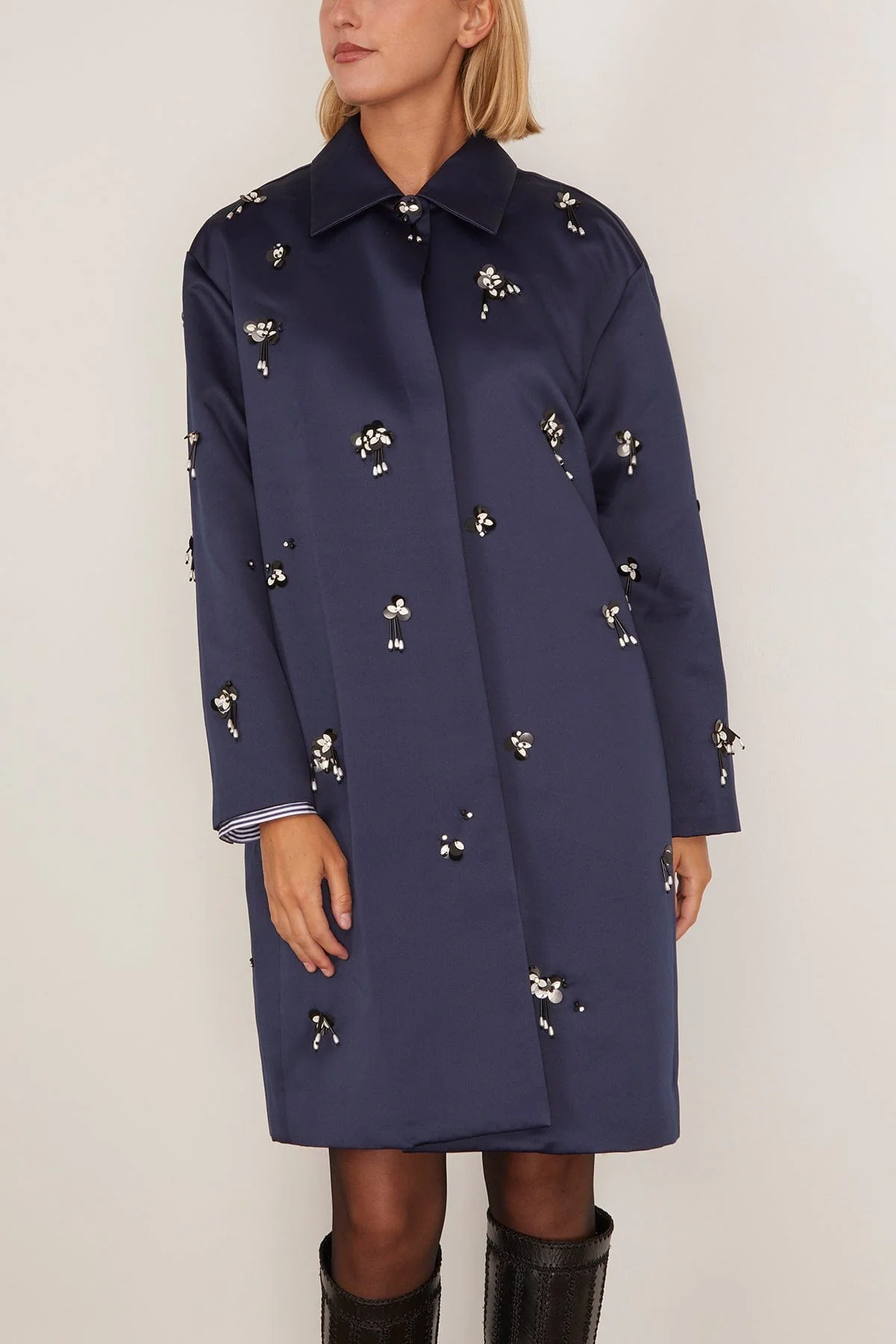Alesso Coat in Midnight - Image 3