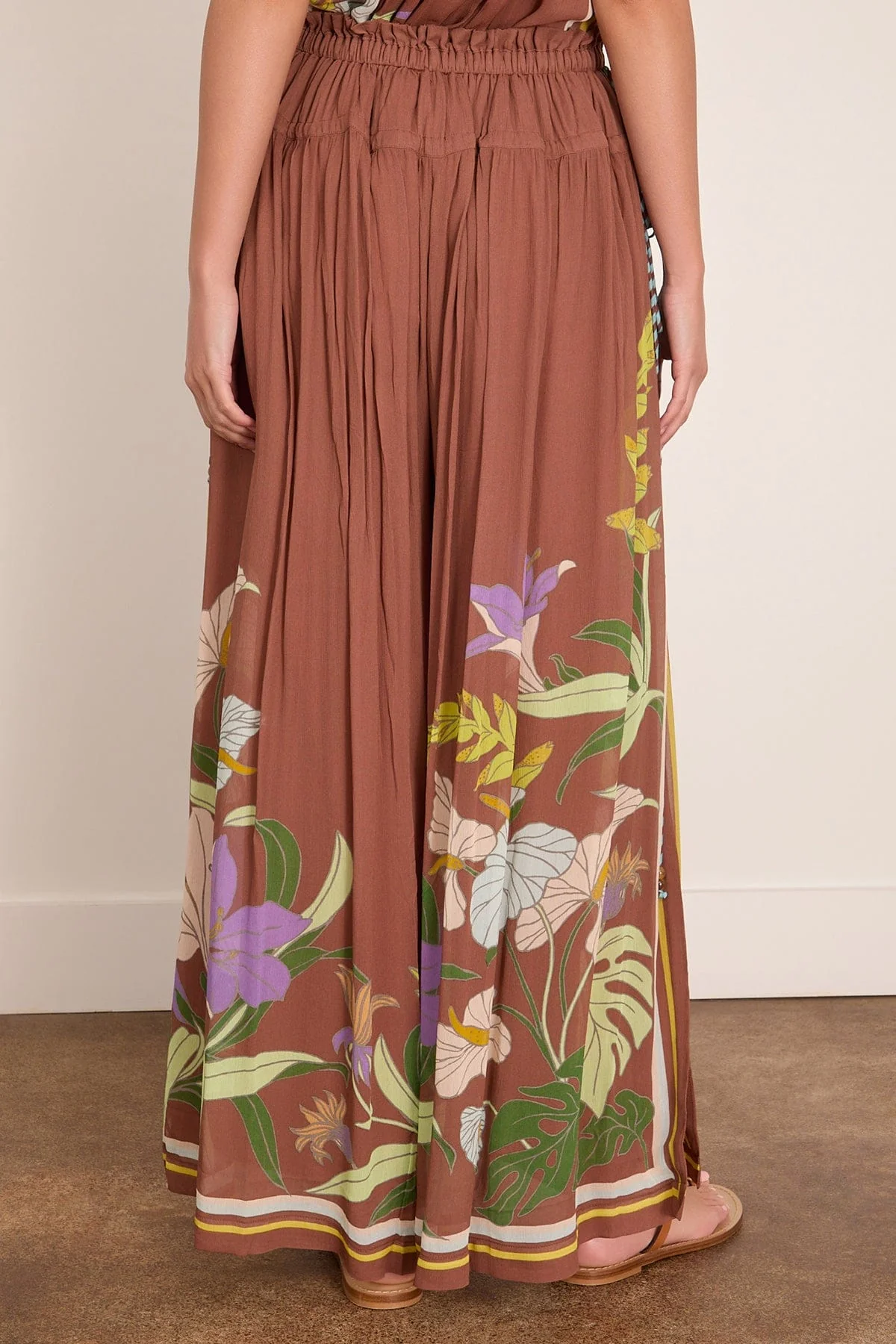 Alfie Ruched Pant in Multi - Image 4