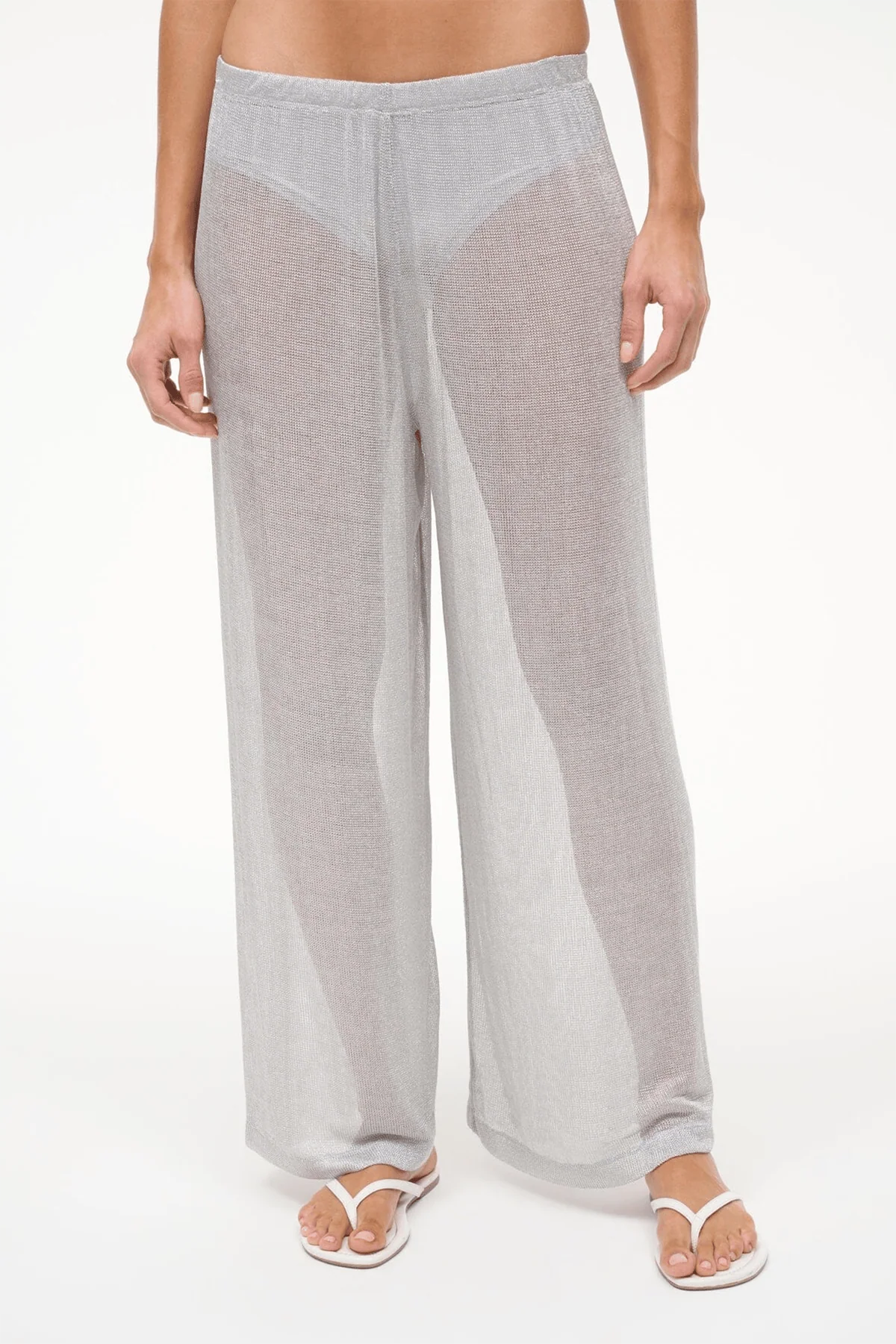 Ali Pant in Silver - Image 3