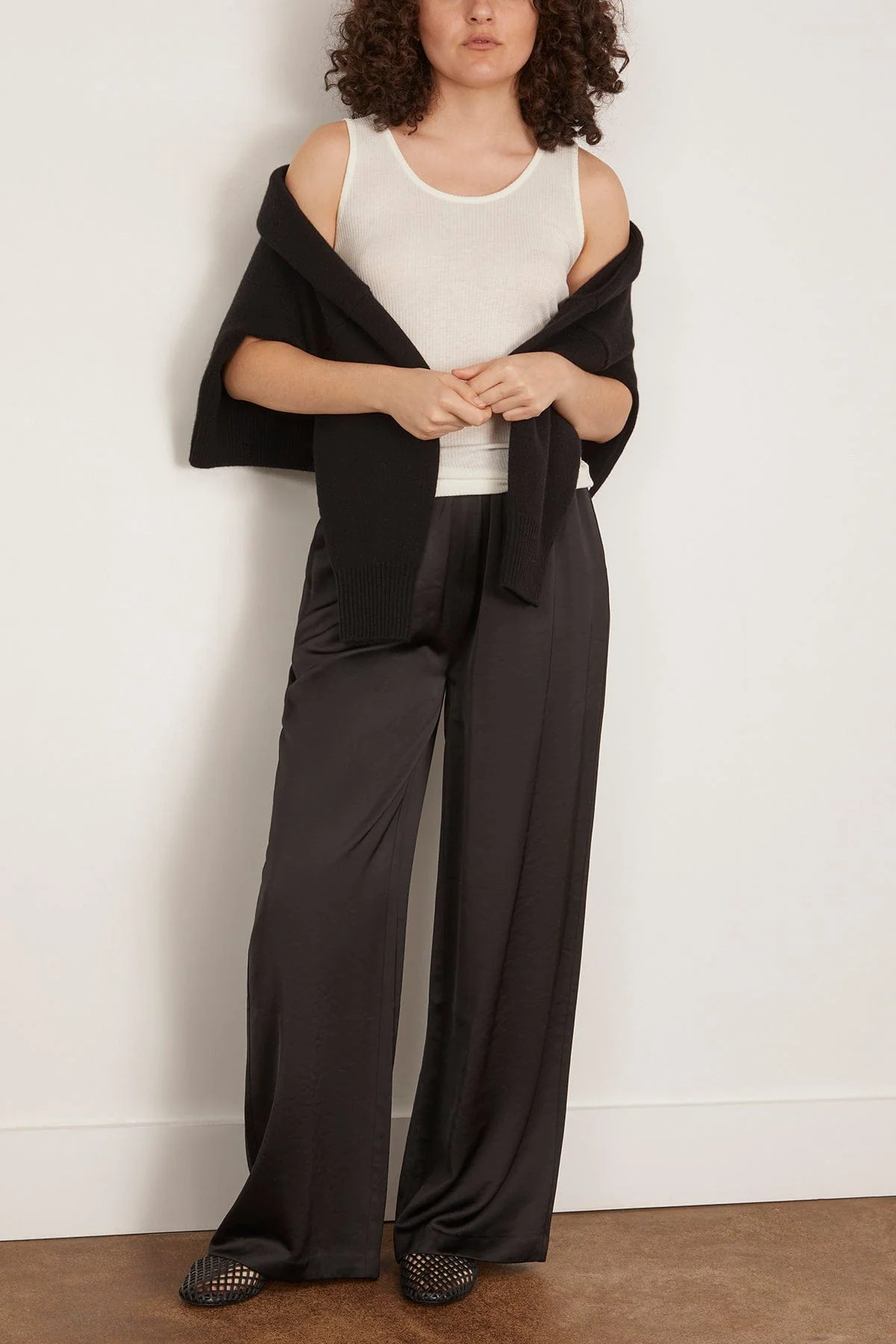 Alicudi Tank Top in Ivory - Image 2
