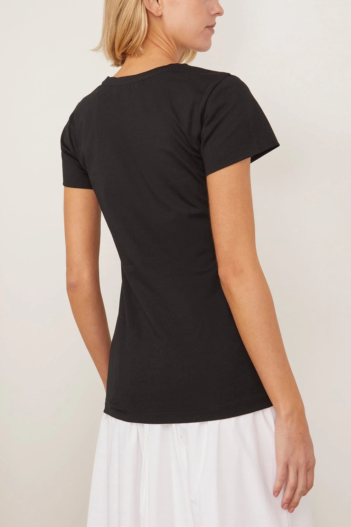 All Time Favorites O-Neck Tee in Pure Black - Image 4