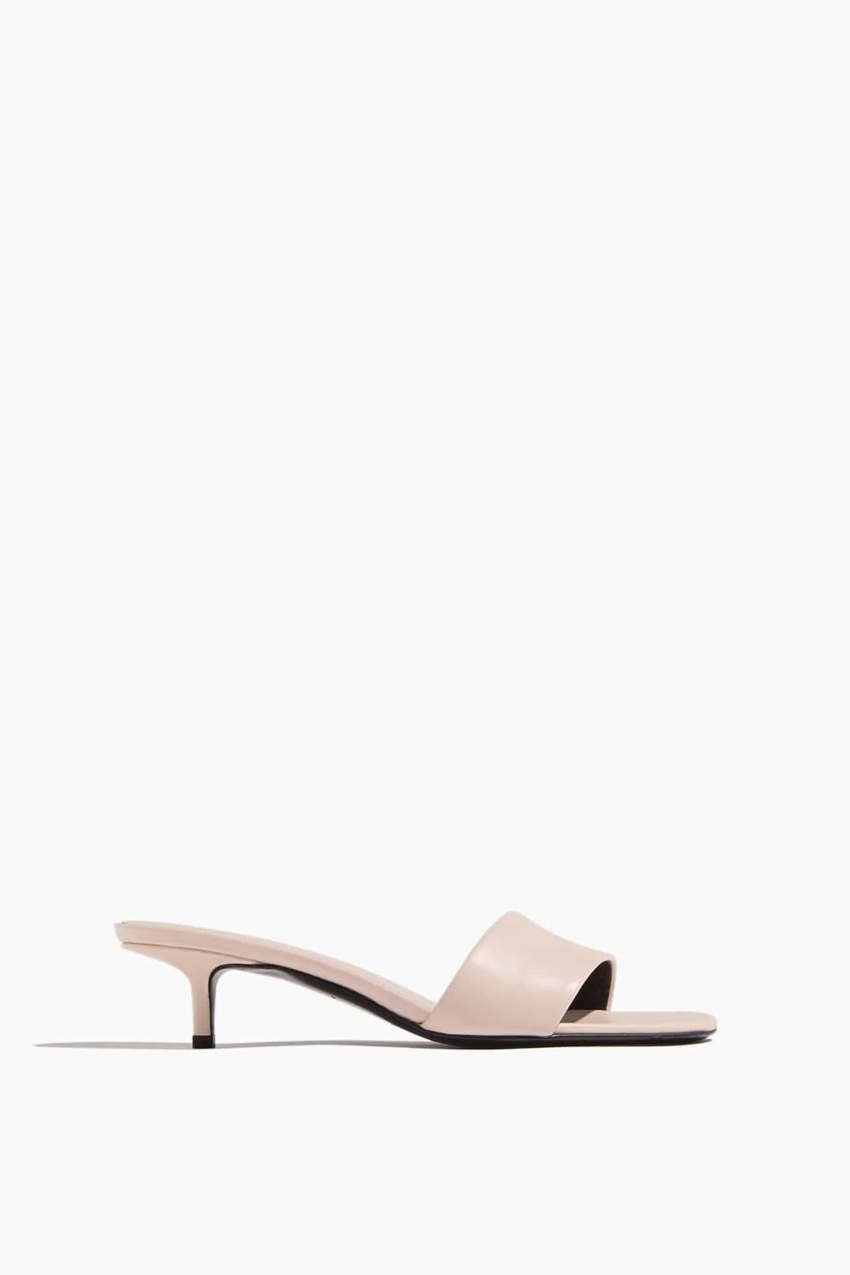 Andy Kitten Mule Heels in Light Pink