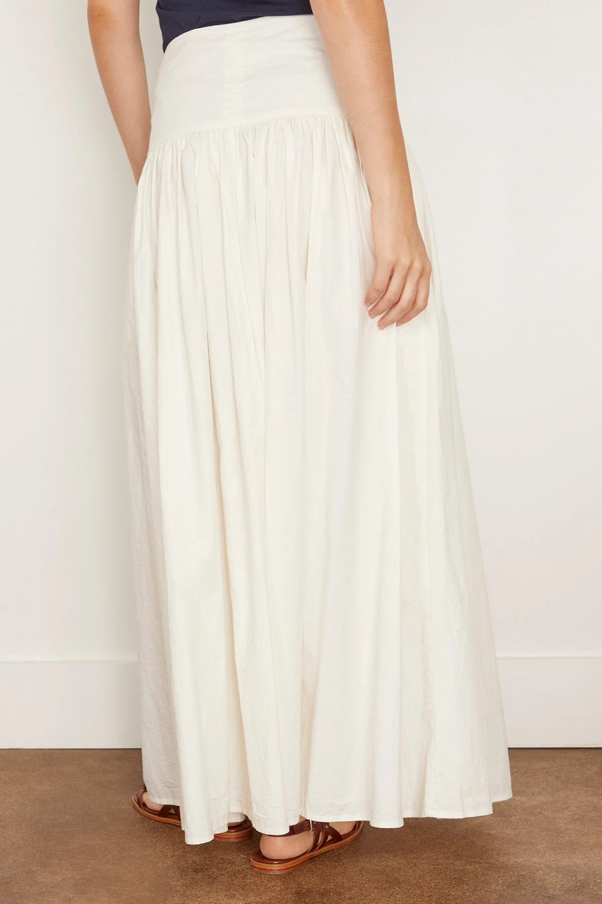 Angeli Maxi Skirt in Cream - Image 4