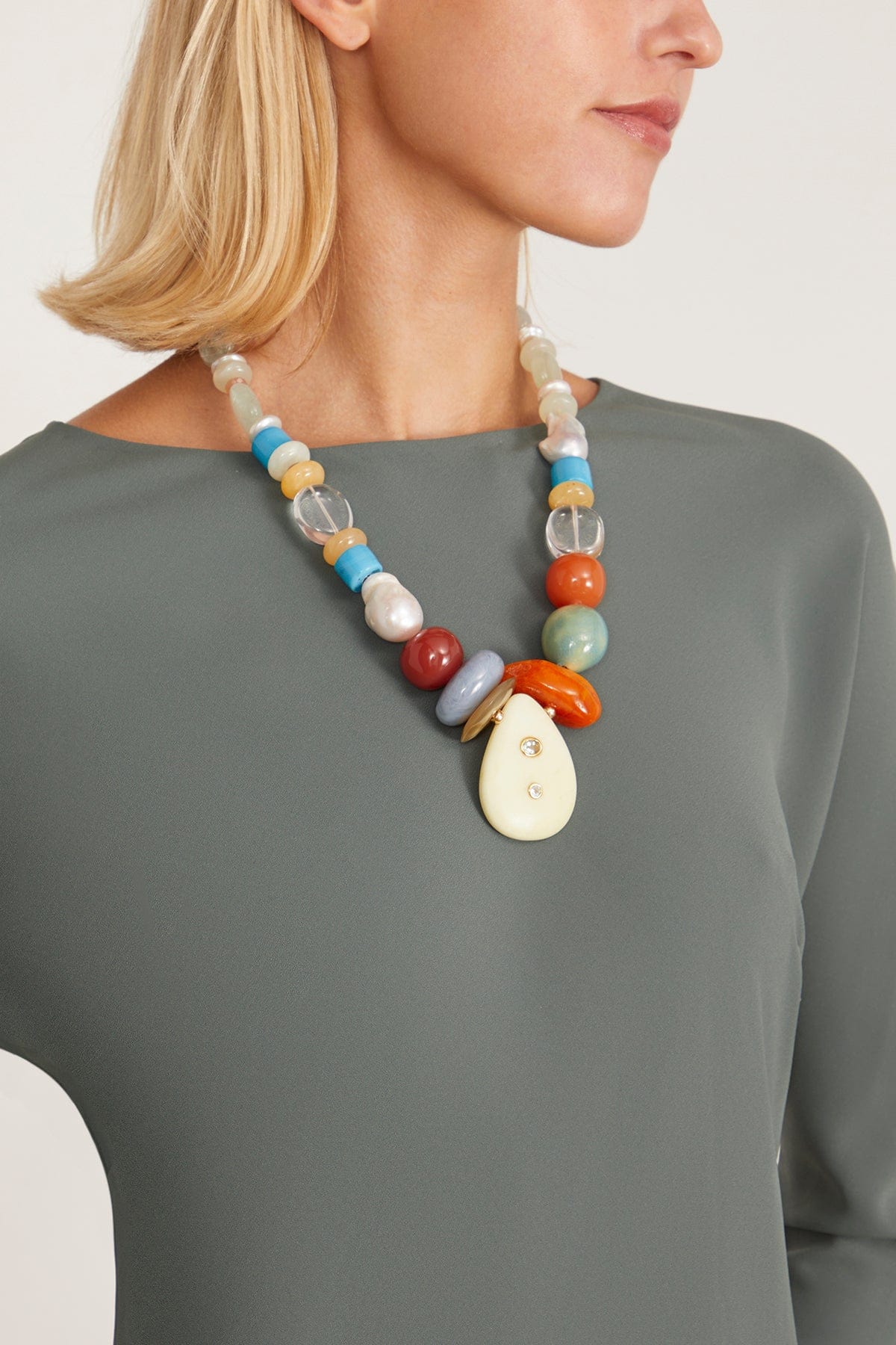 Artifact Necklace in Multi - Image 2