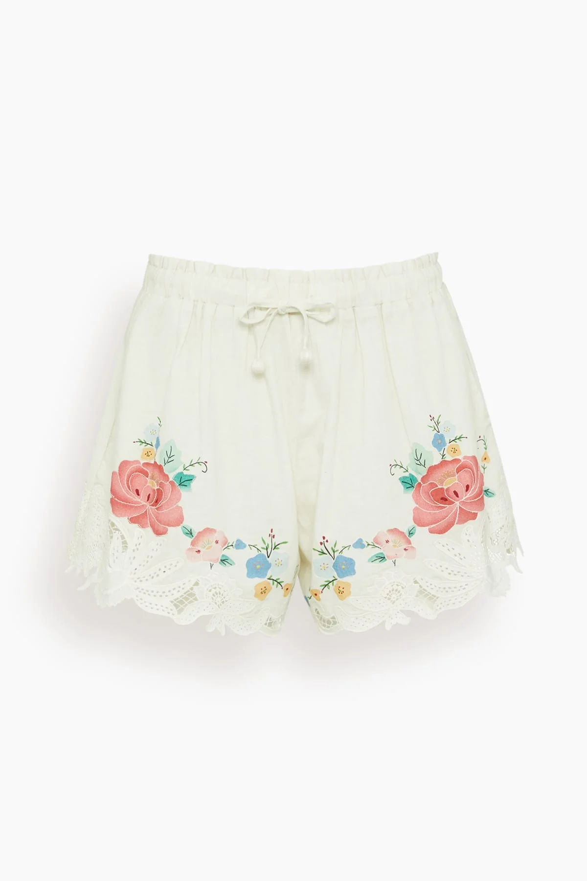 Astrid Embroidery Shorts in Multi