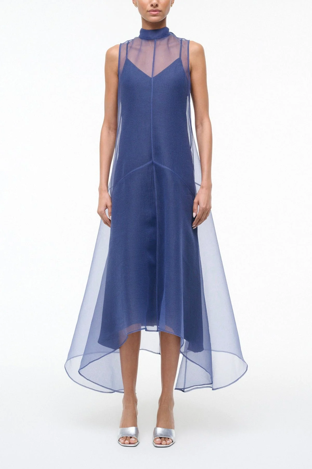 Auden Dress in Navy - Image 3