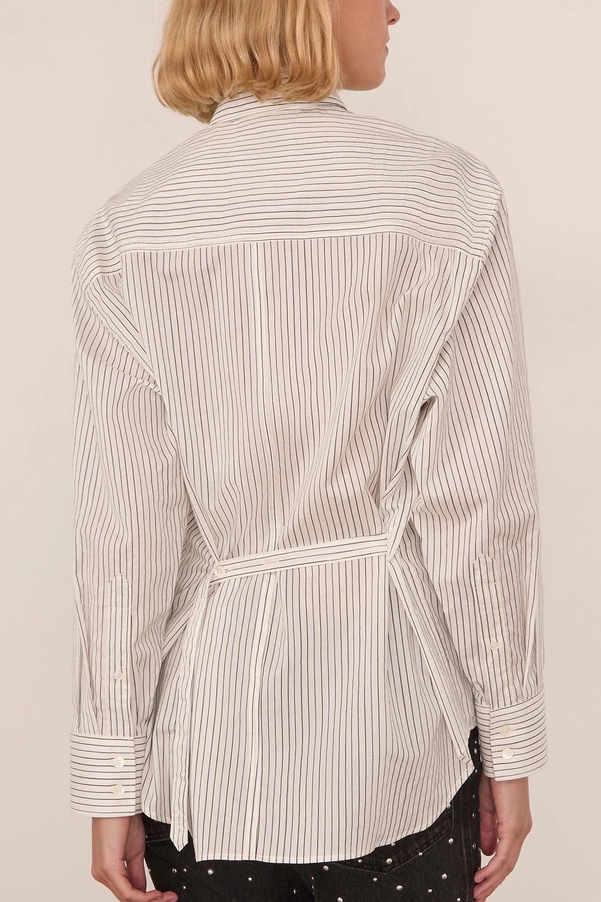 Aurora Top in Ecru/Black - Image 4