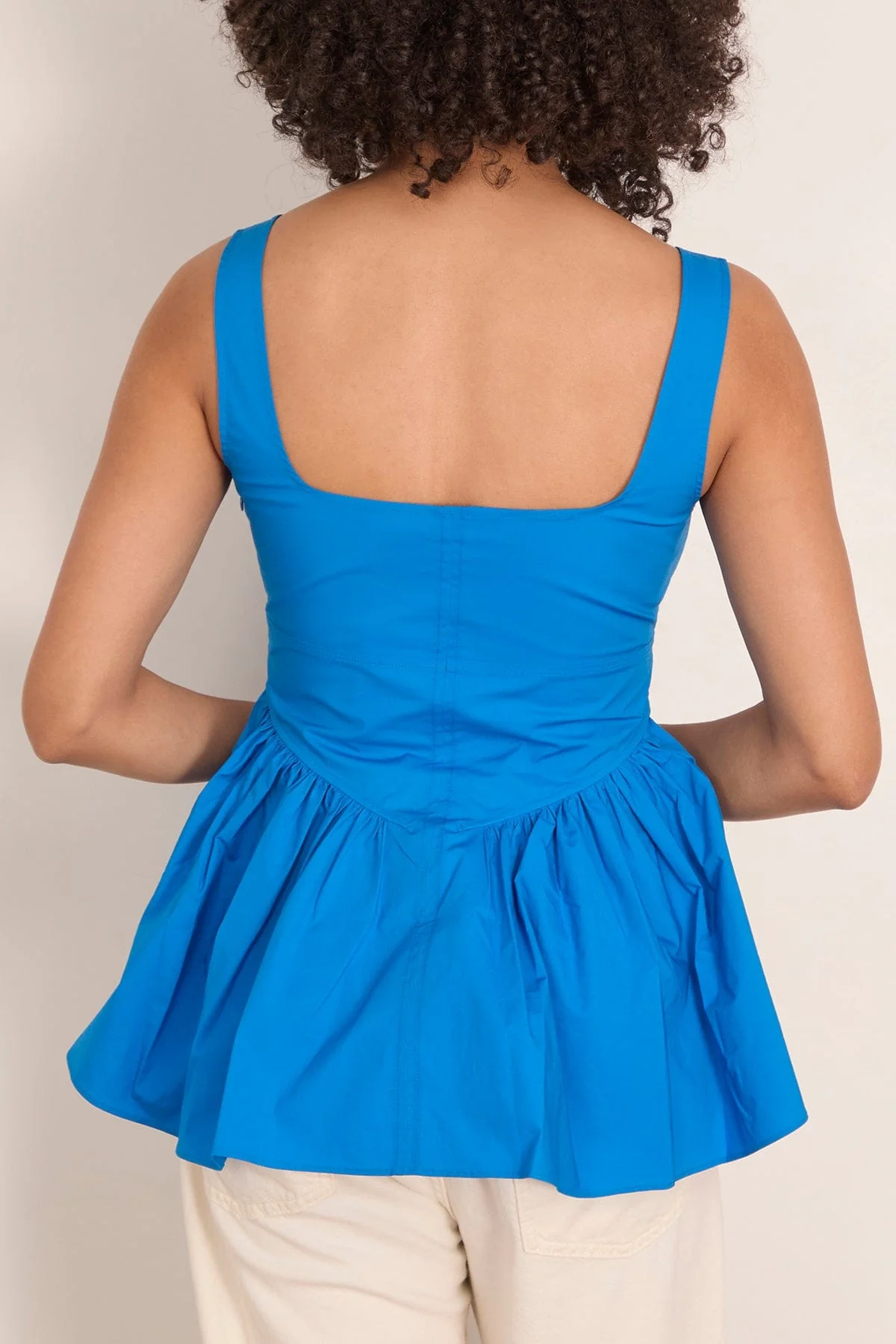 Bader Top in Cyan - Image 4