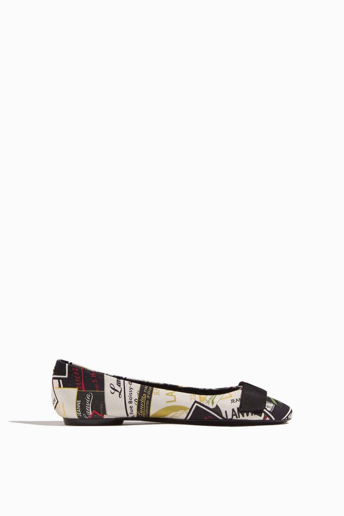 Ballerina Ete Lanvin in Black/Yellow