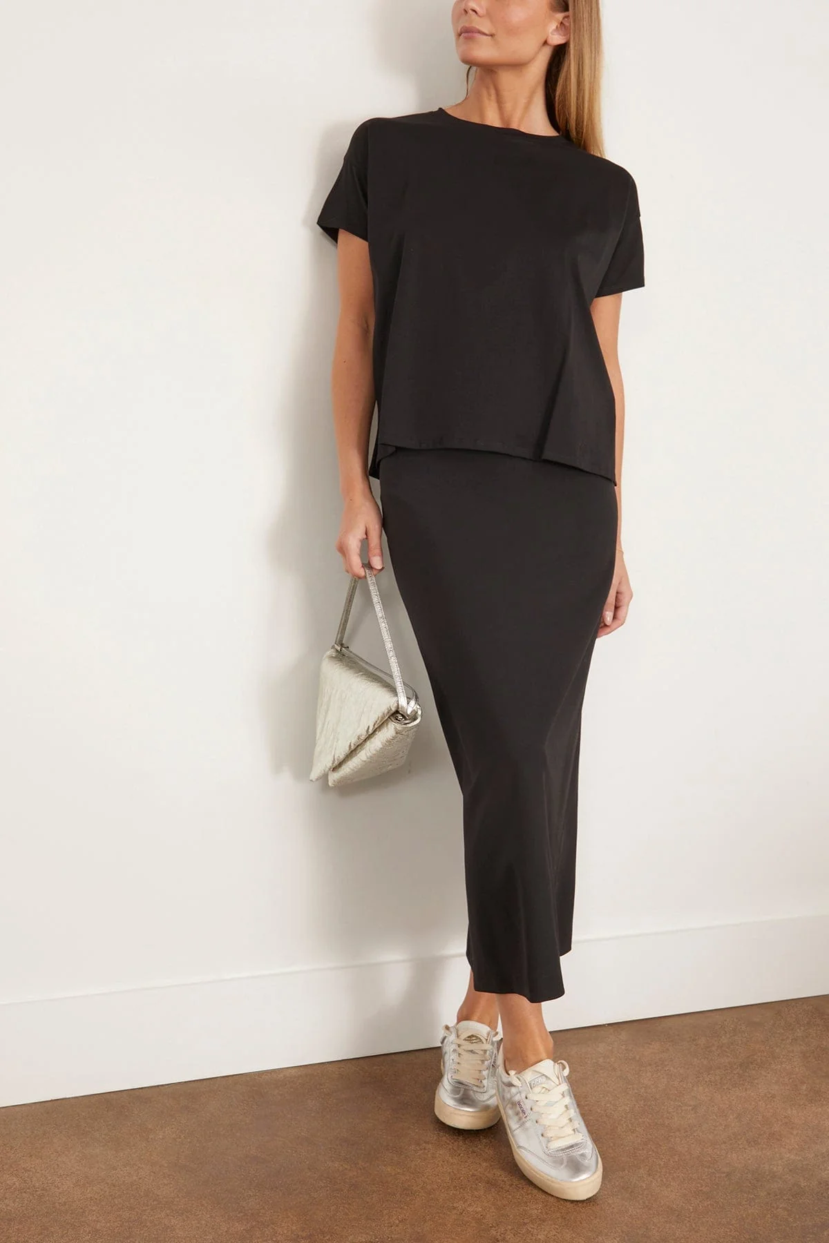 Basiluzzo Oversize Shirt in Black - Image 2