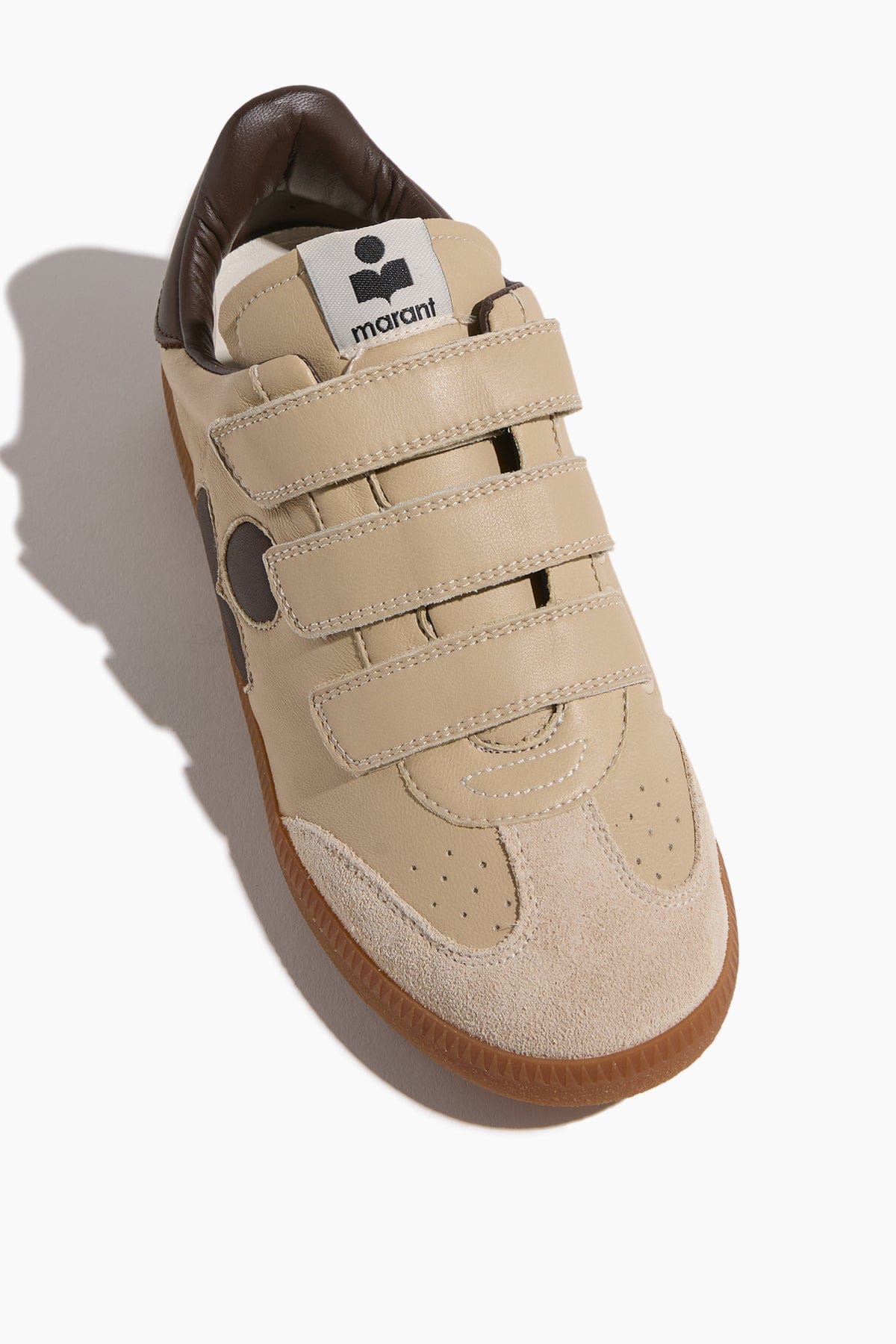 Beth Sneaker in Ecru/Chocolate - Image 4