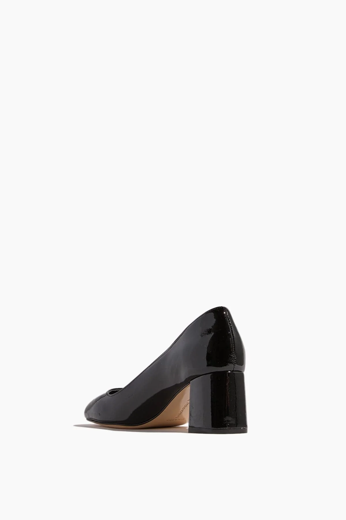Block Heel Pump 60 in Black - Image 3