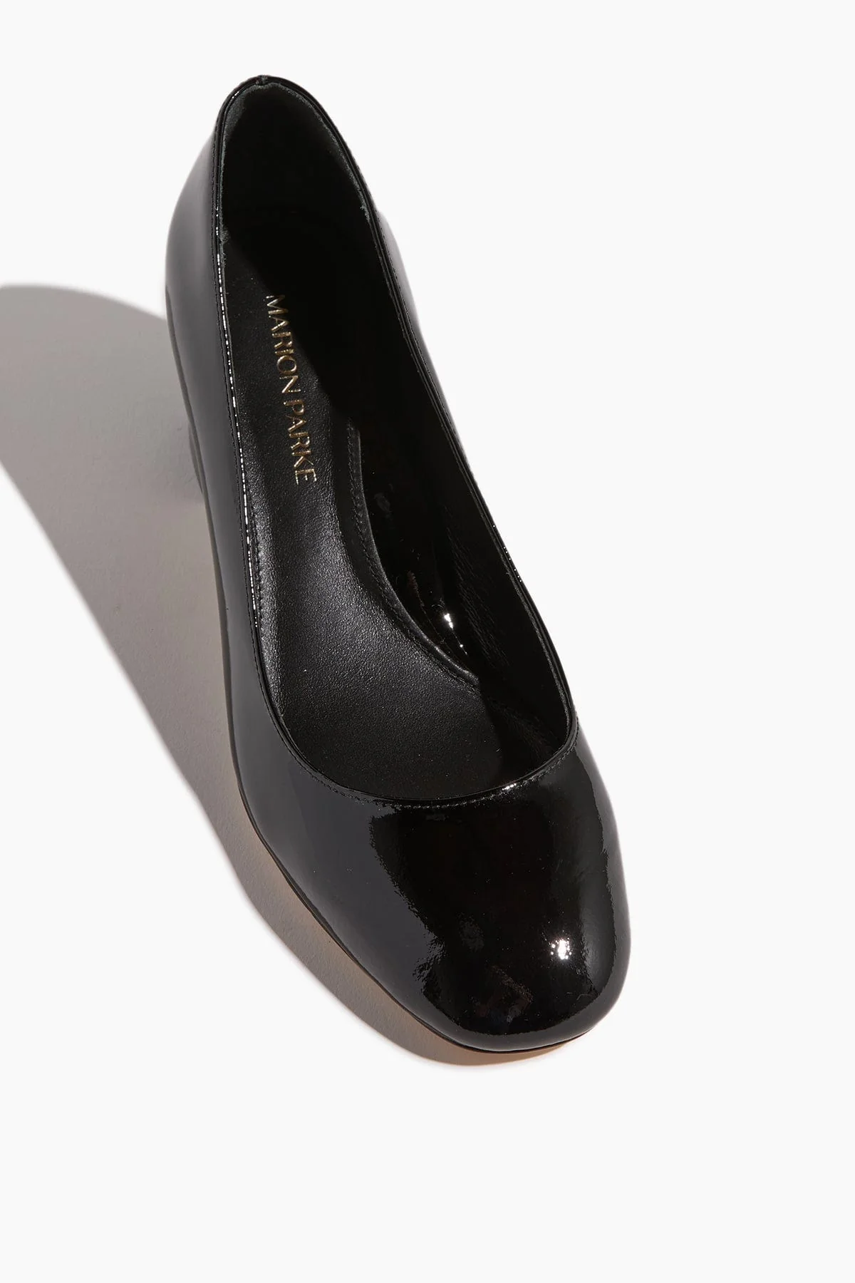 Block Heel Pump 60 in Black - Image 4