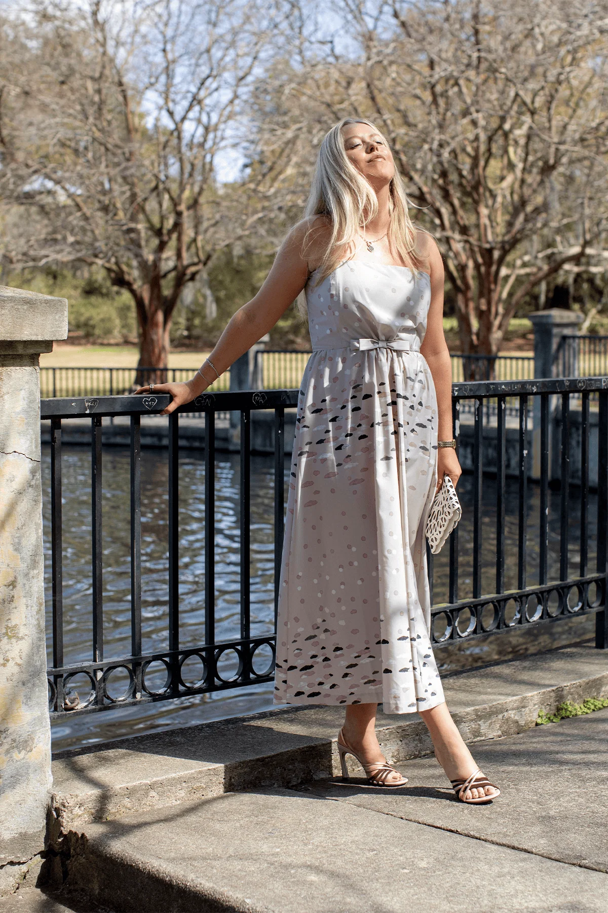 Bodette Dress in Polka Clouds - Image 6