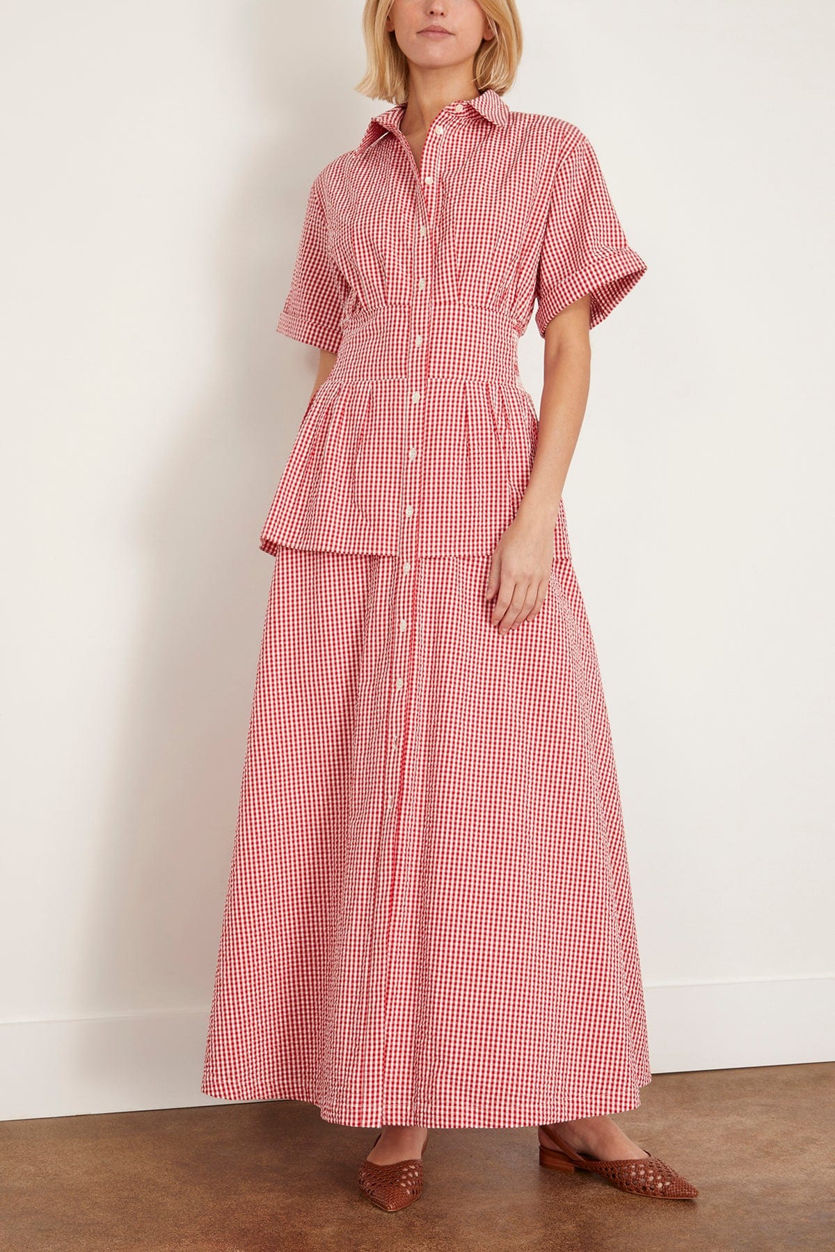 Boogie Woogie Bugle Boy Dress in Red Gingham - Image 3