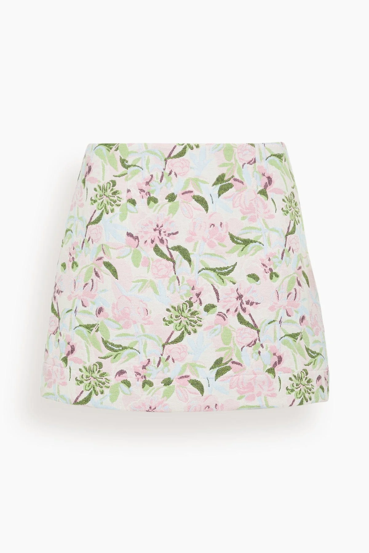 Britt Mini Skirt in Magnolia Grove Jacquard