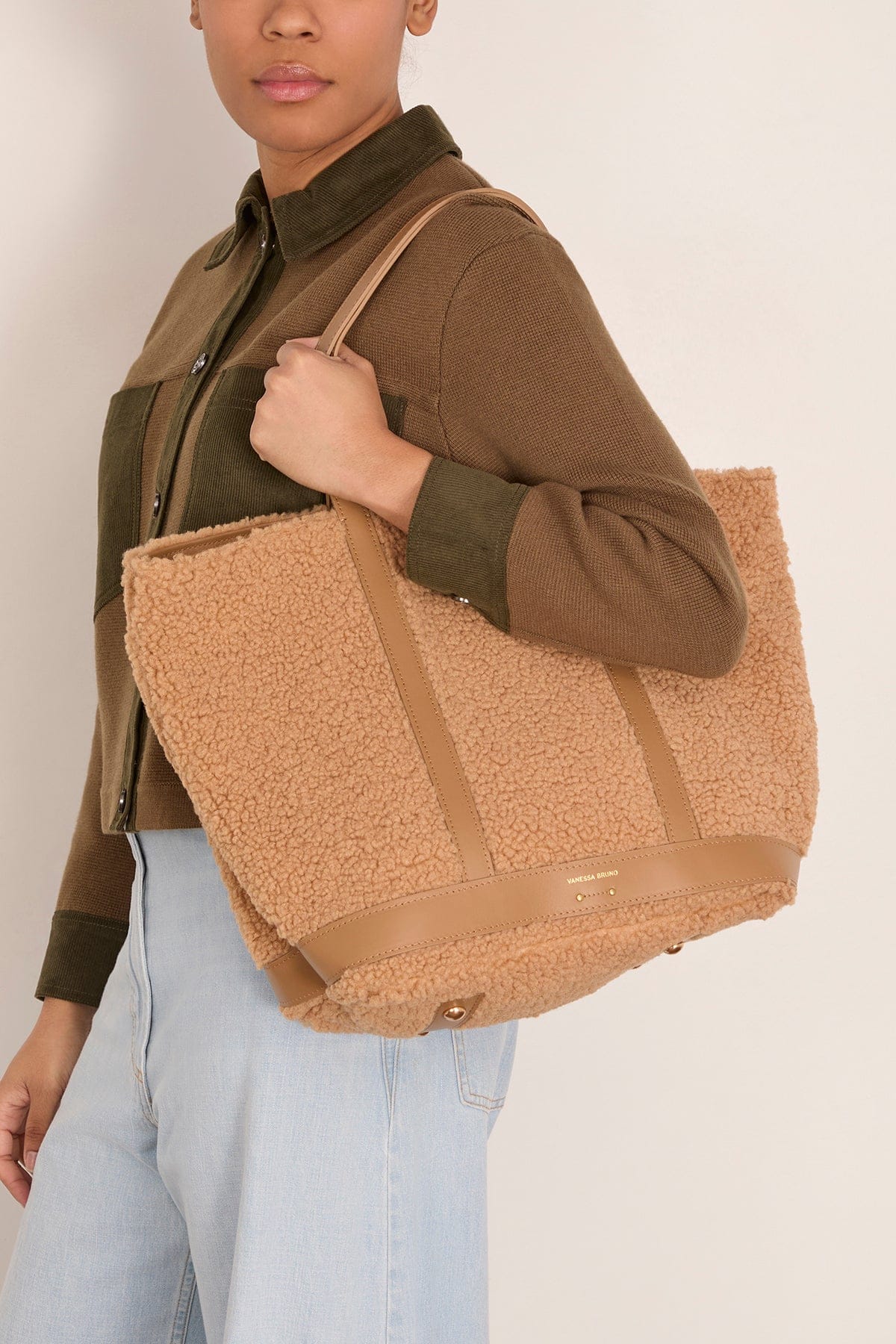 Cabas Large Bag in Caramel - Image 2