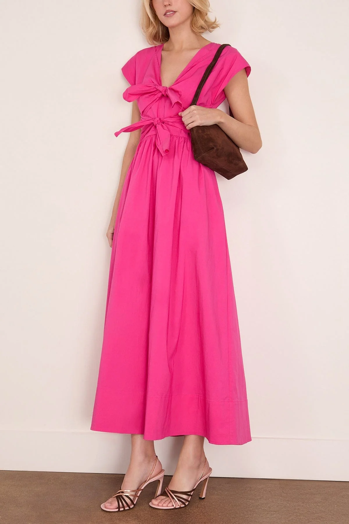 Calista Dress in Fuchsia - Image 2