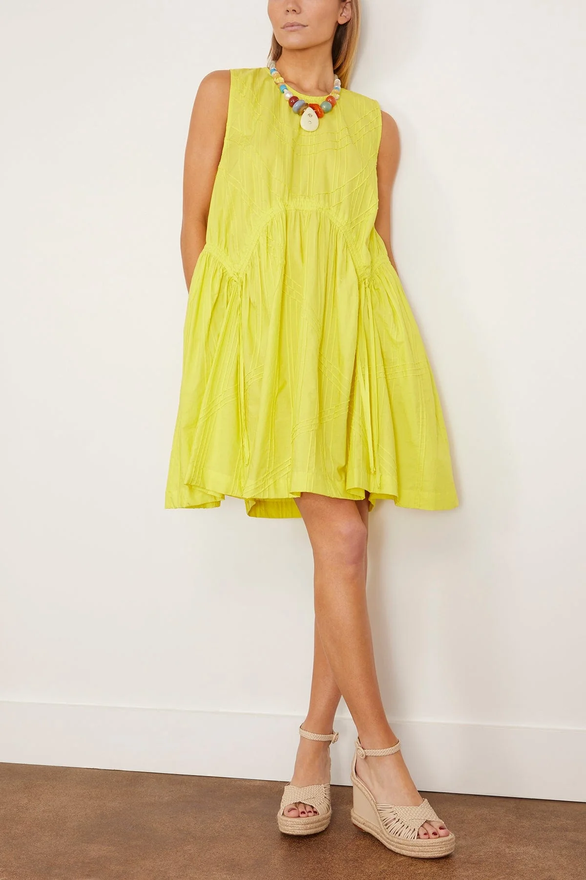 Camden Tunic Dress in Yellow - Image 2