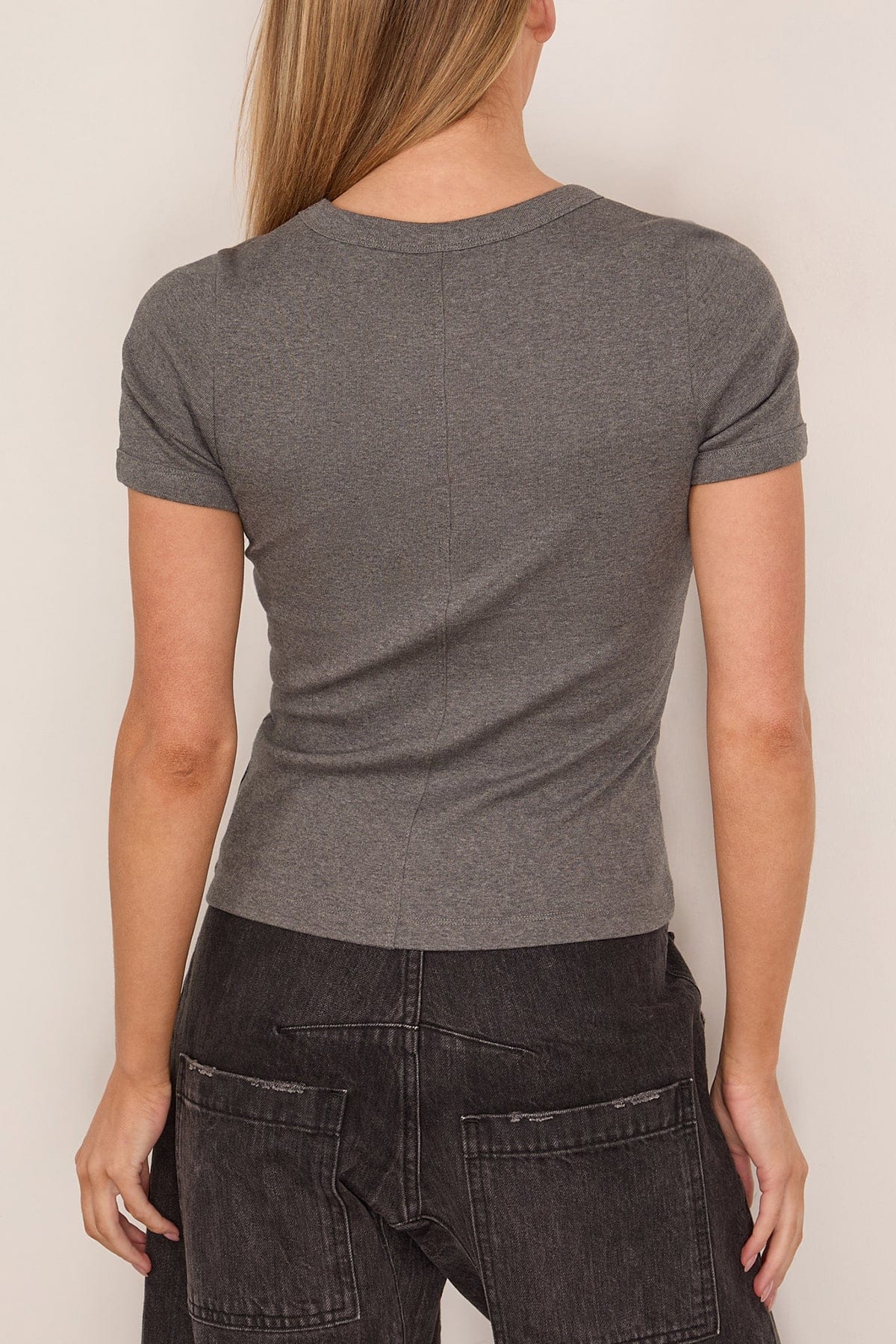 Car Tee in Melee Grey - Image 4