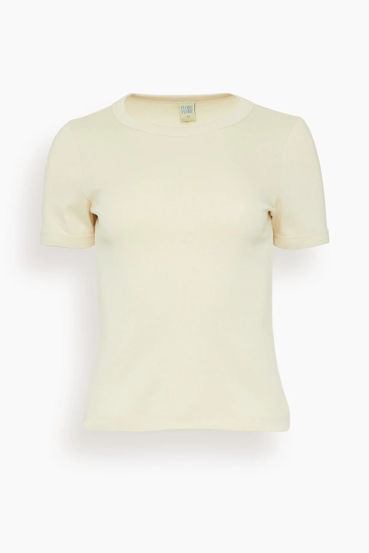 Car Tee in Off White