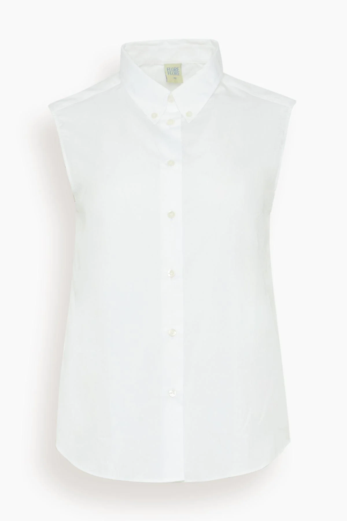 Casta Sleeveless Shirt in White