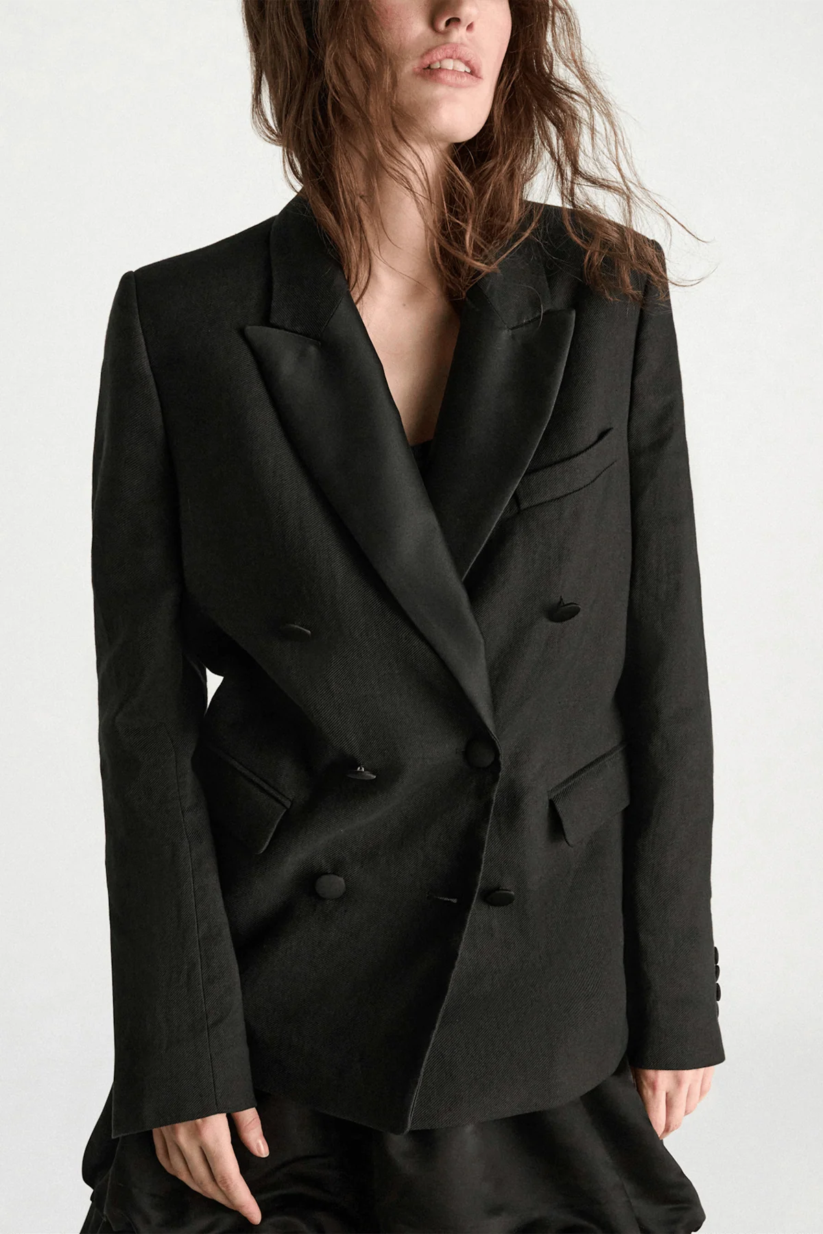 Casual Sophistication Jacket in Pure Black - Image 3