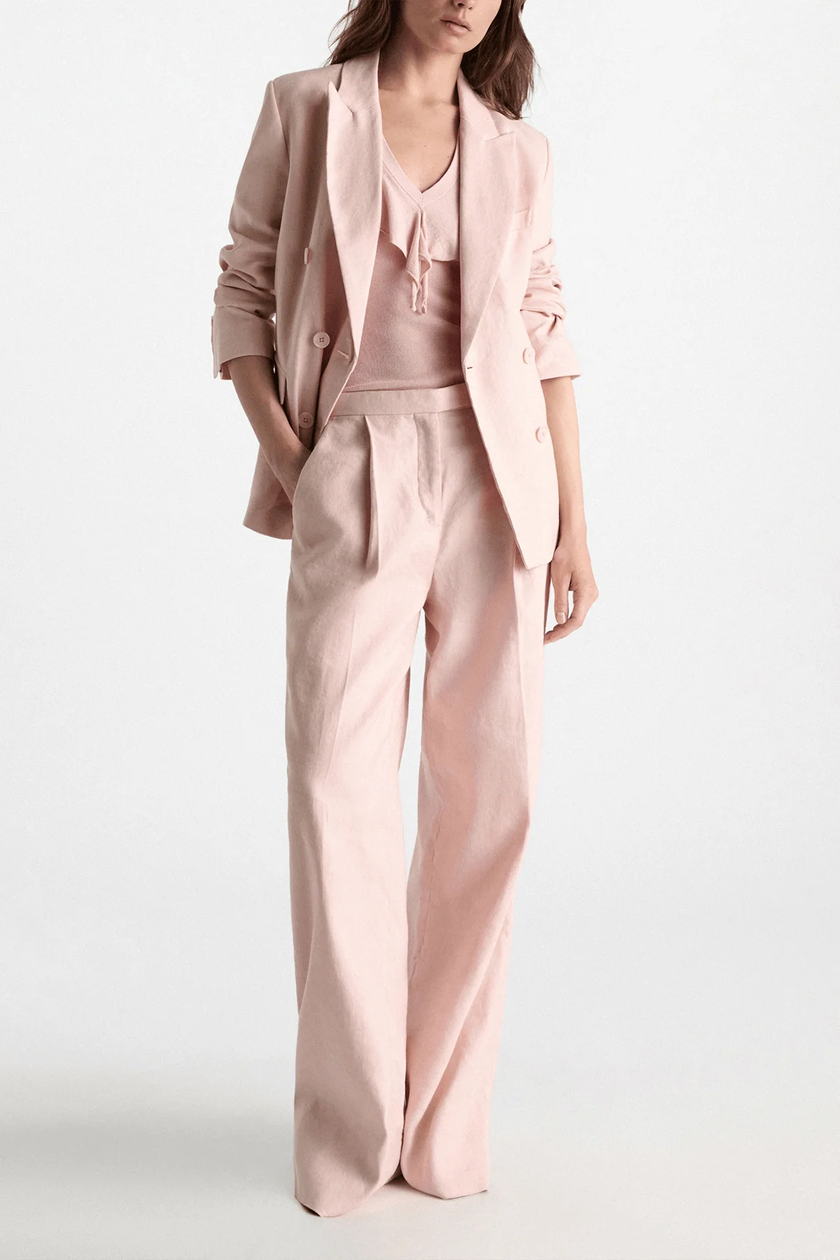 Casual Sophistication Pants in Powder - Image 2