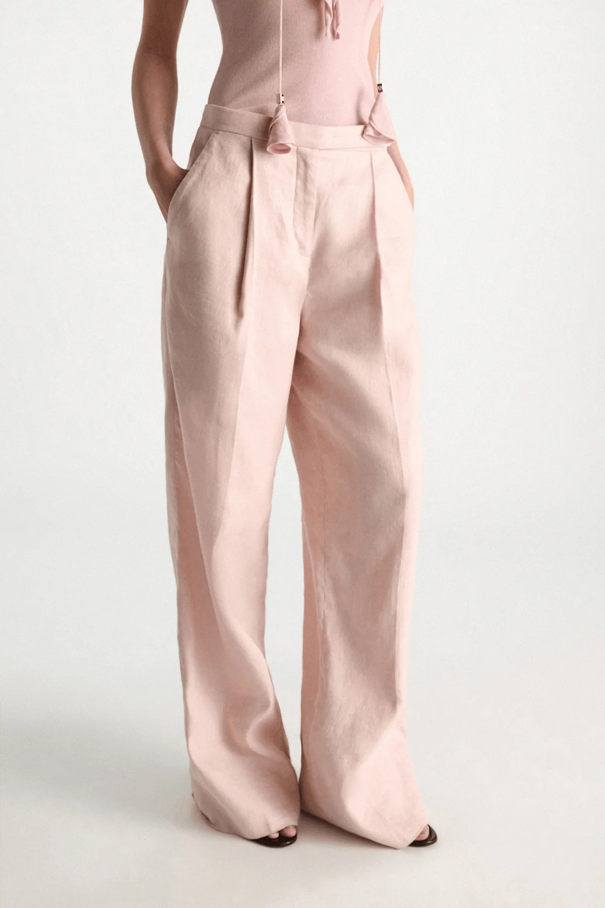Casual Sophistication Pants in Powder - Image 3
