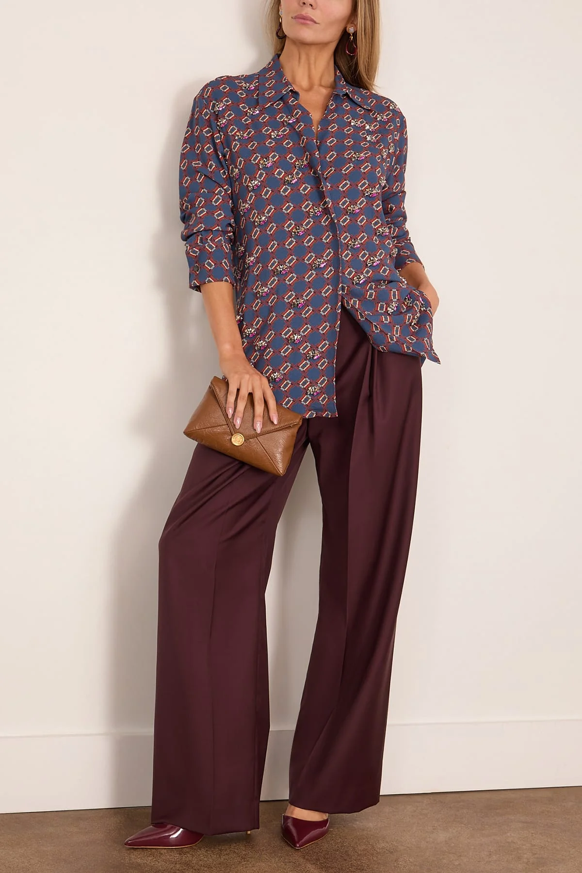 Celindra Shirt in Blue - Image 2