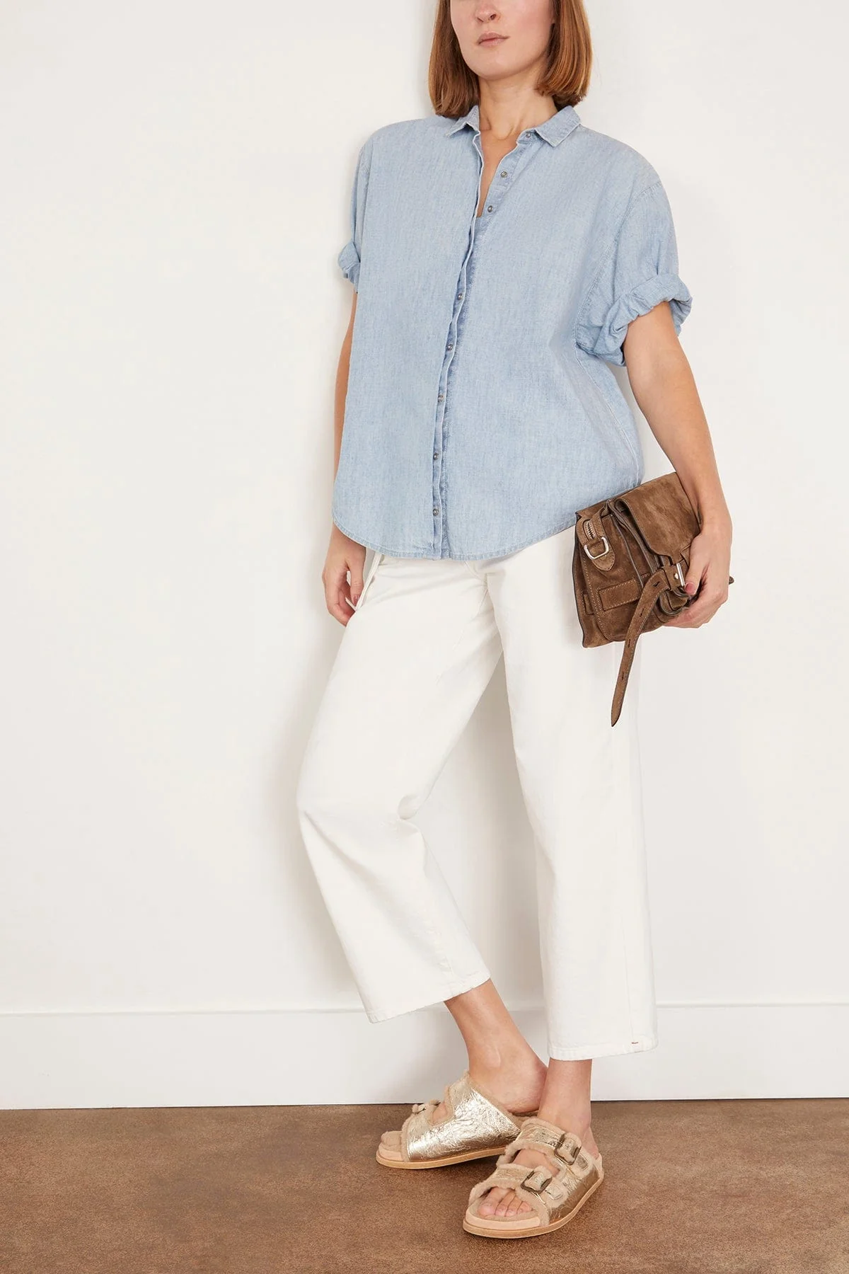 Channing Shirt in Dusty Blue - Image 2