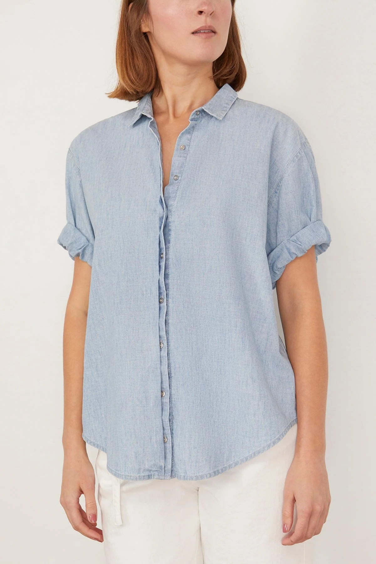 Channing Shirt in Dusty Blue - Image 3