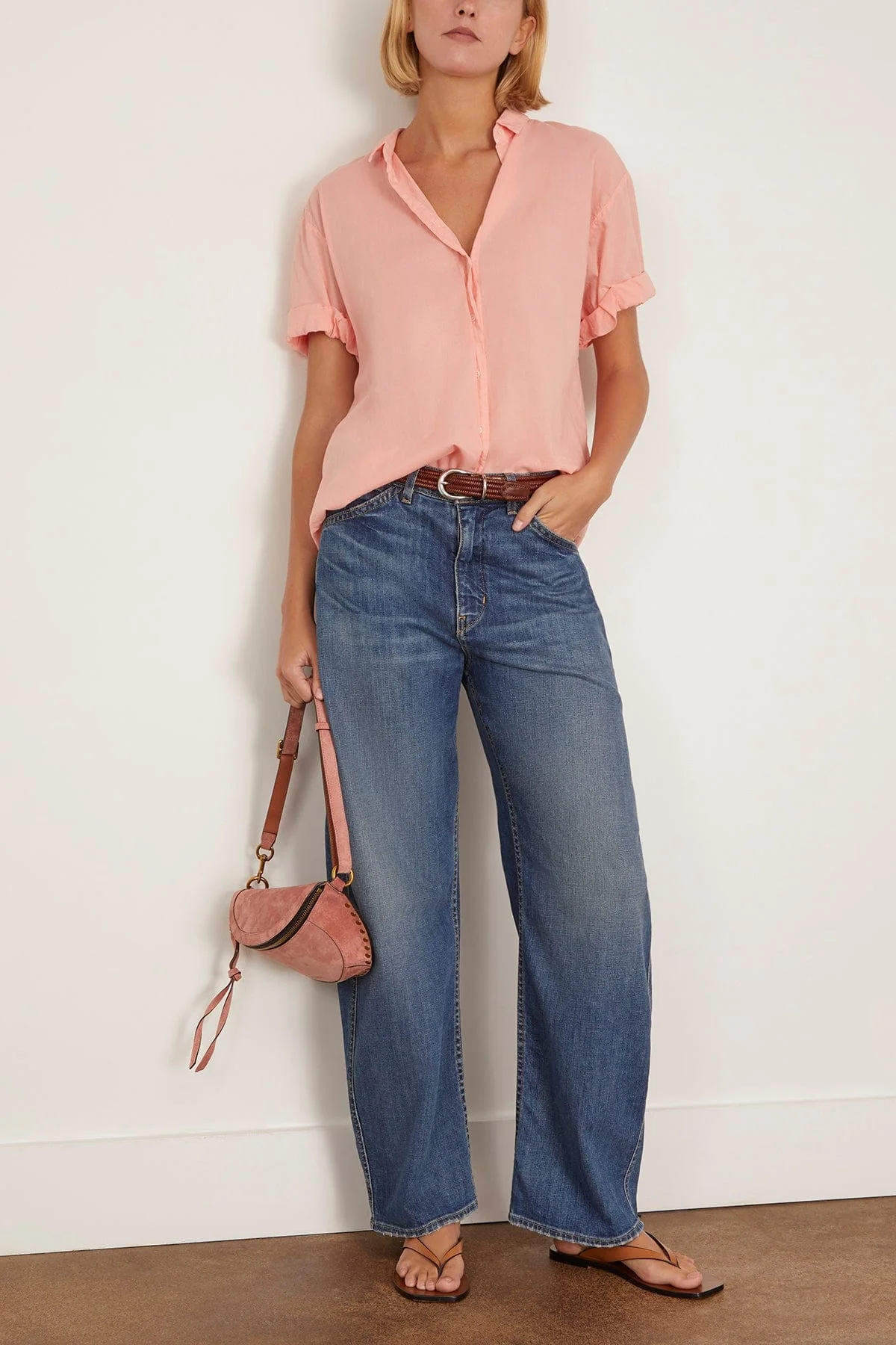 Channing Shirt in Grapefruit - Image 2