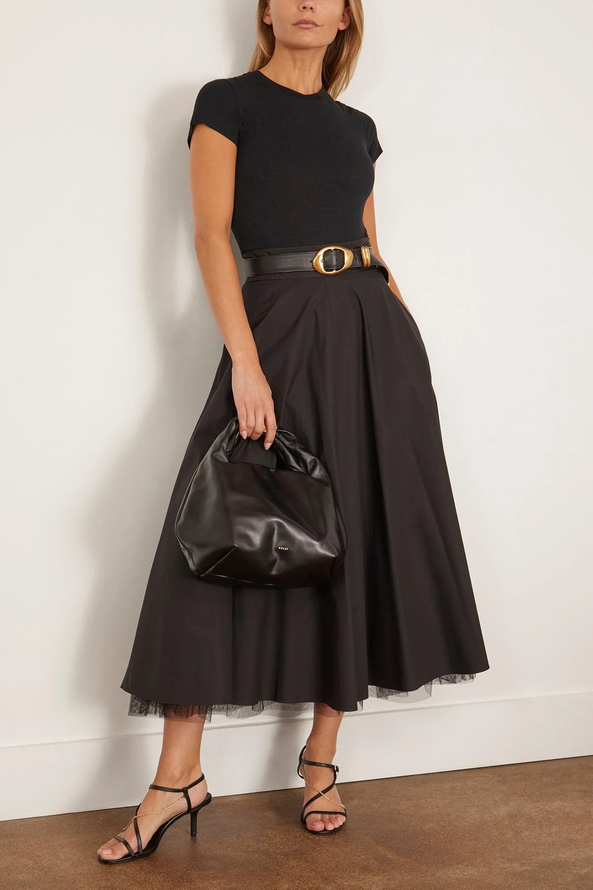 Chic Comfort Shirt in Pure Black - Image 2