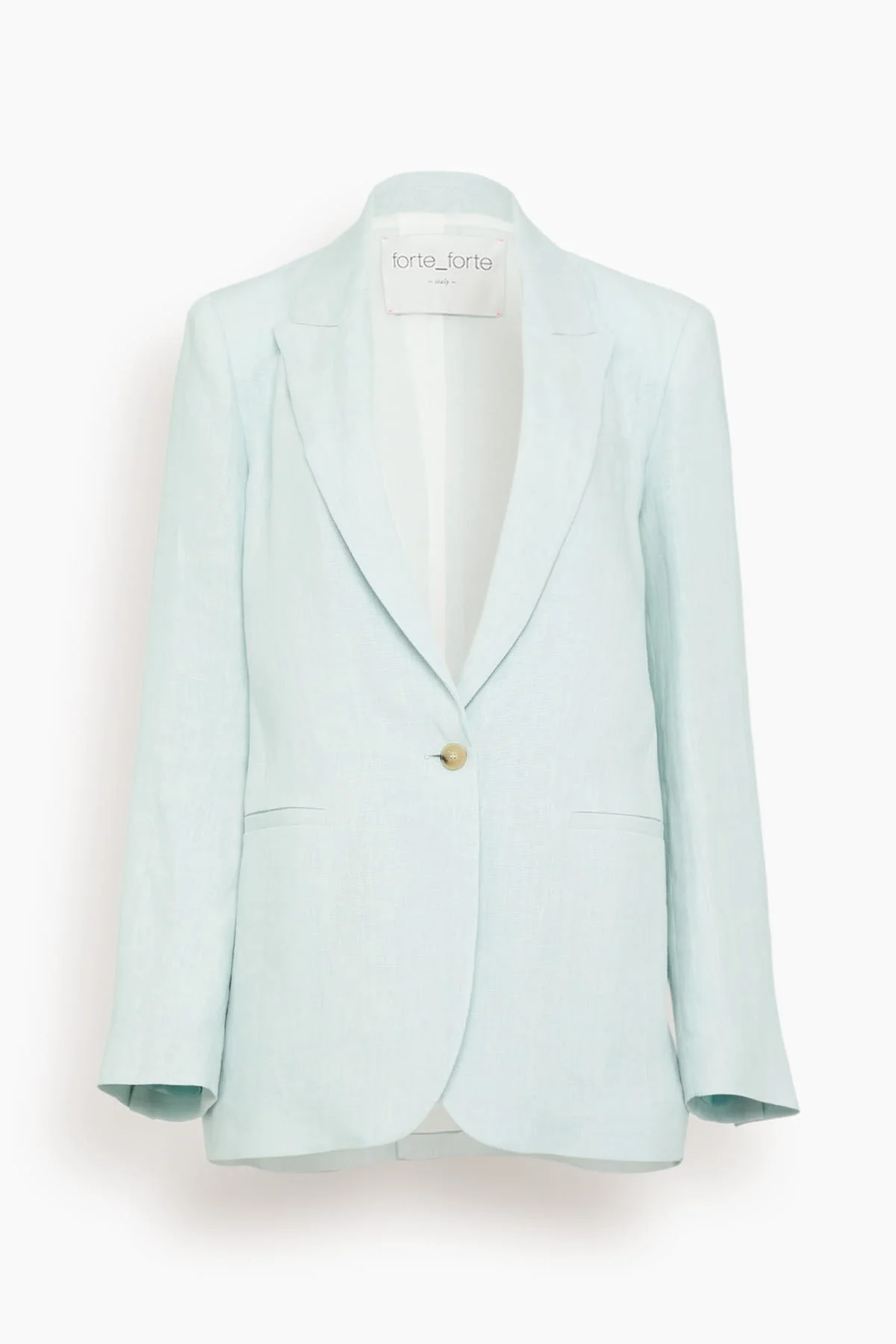 Chic Linen Jacket in Plume