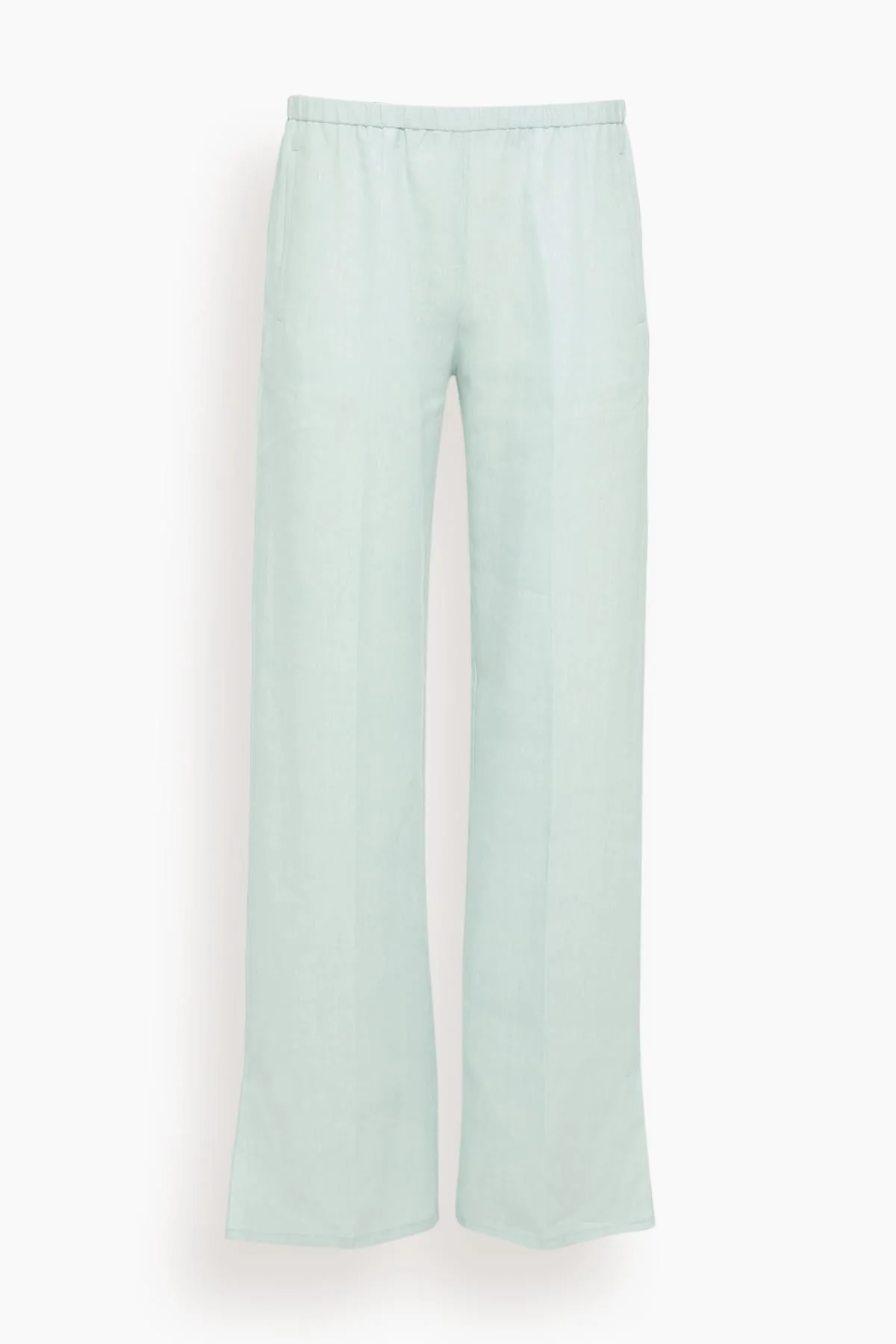 Chic Linen Pants in Plume