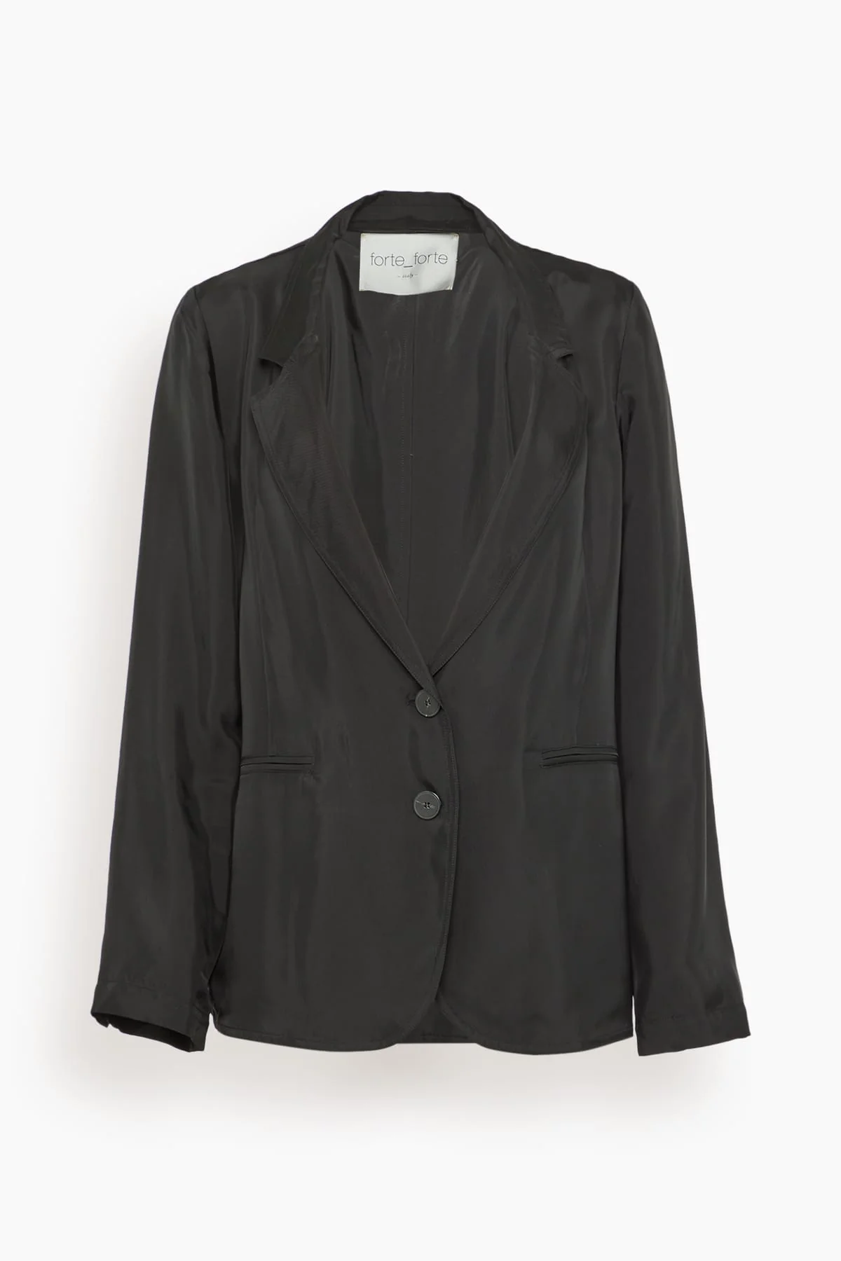 Chic Twill Jacket in Noir