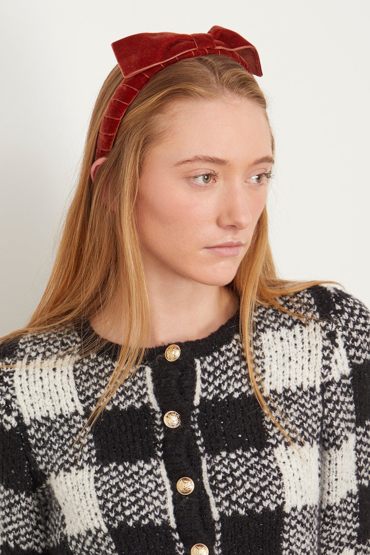 Corinne Headband in Rust - Image 2