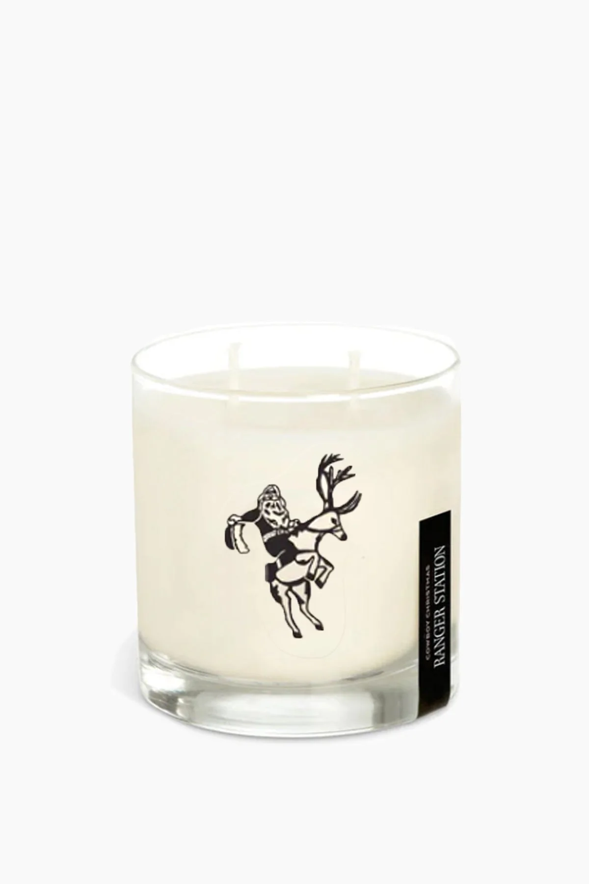 Cowboy Christmas Candle