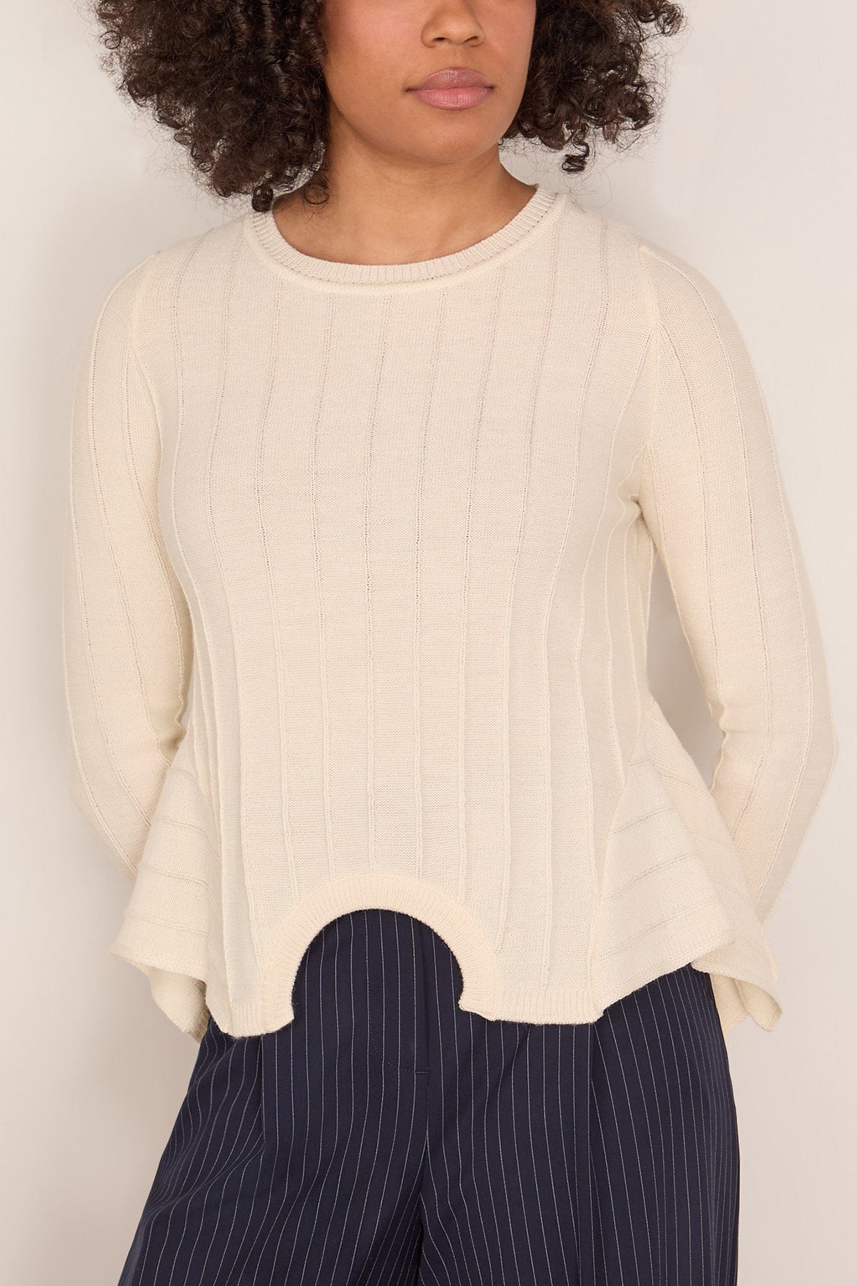 Crewneck in Off White - Image 3