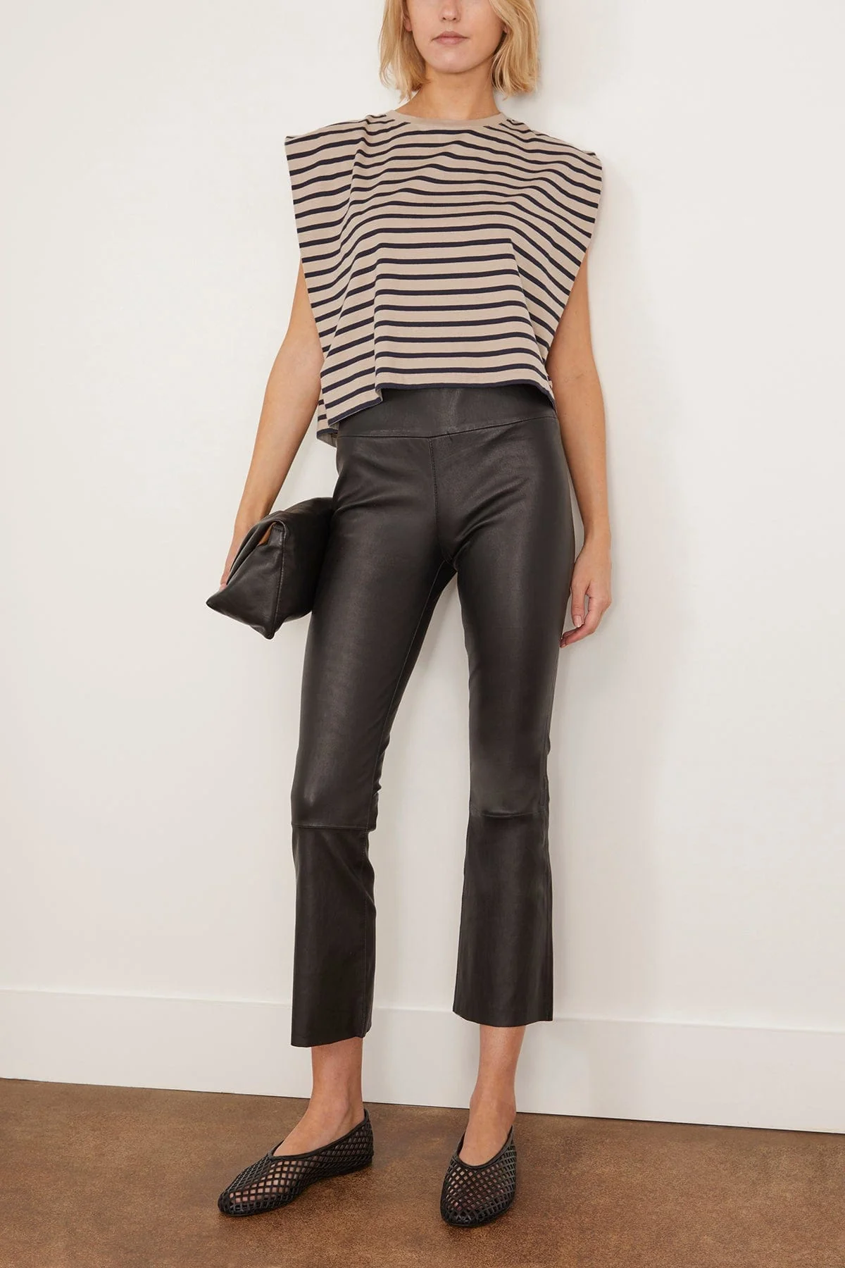 Crop Flare in Black - Image 2