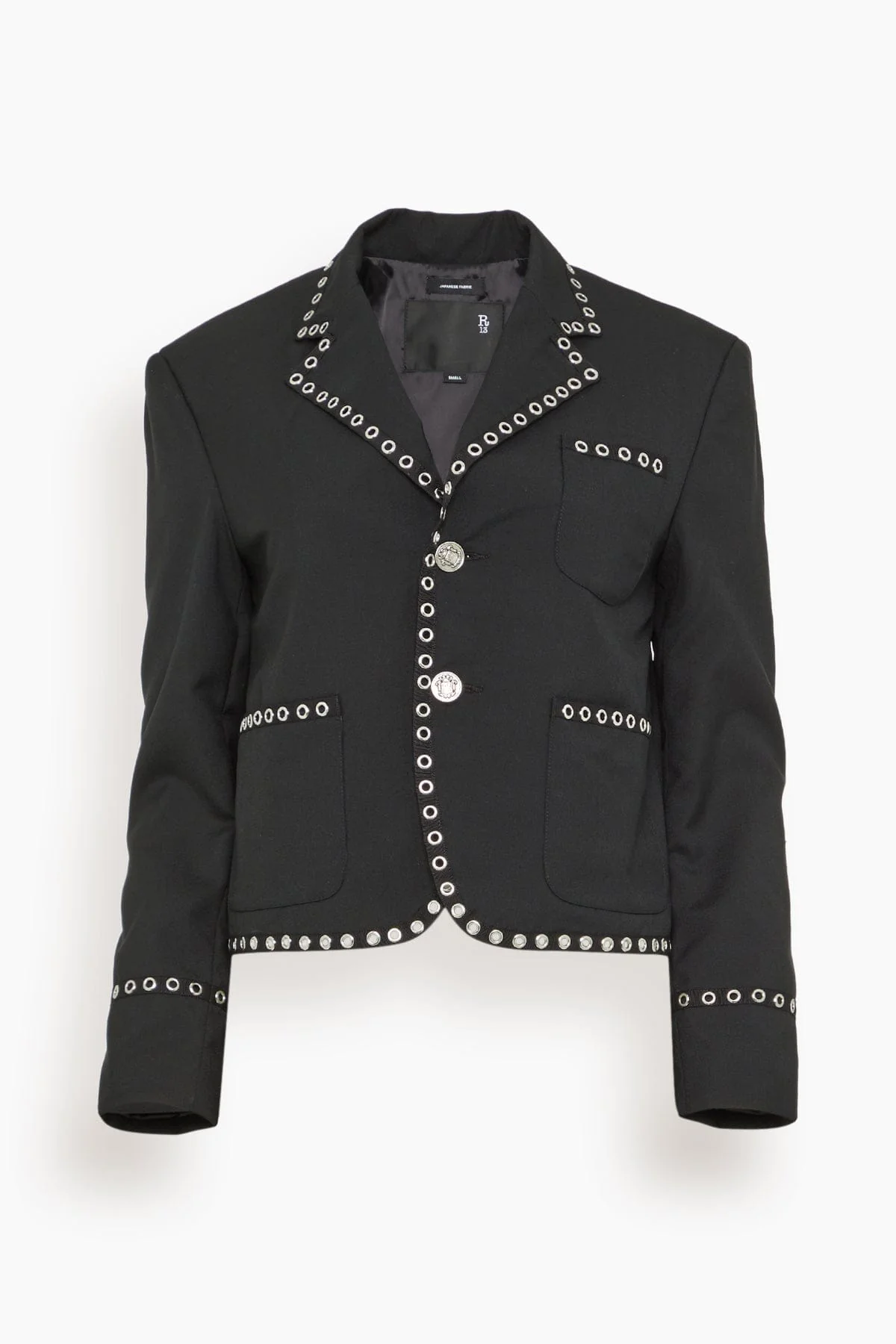 Cropped Blazer in Black