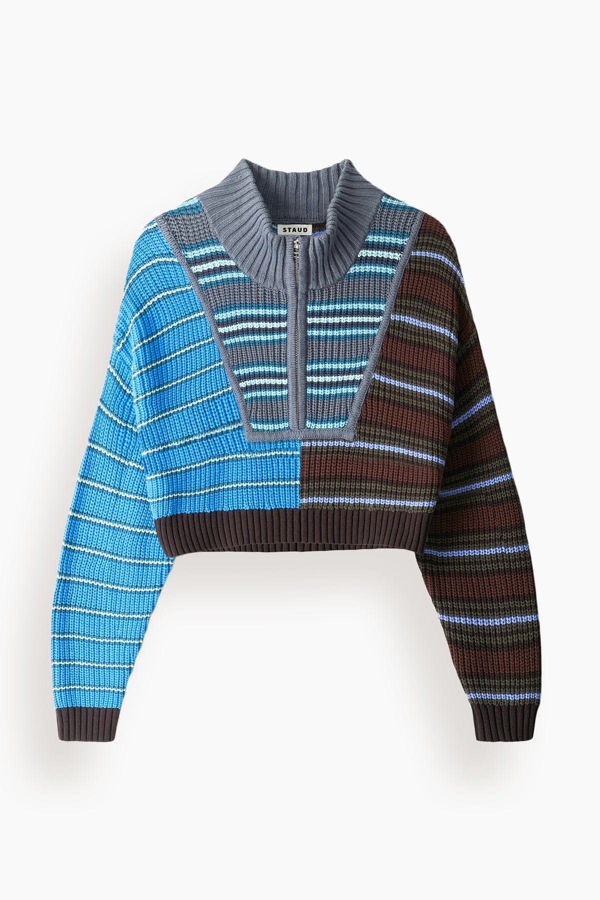 Cropped Hampton Sweater in Zuma Stripe Multi