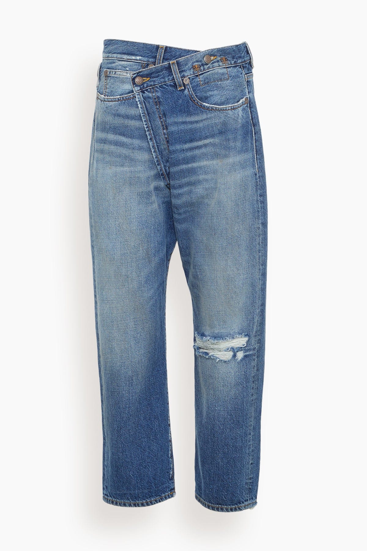 Crossover Jeans in Amber Blue