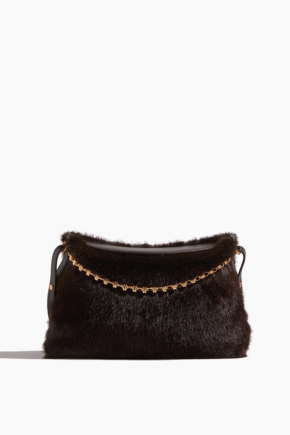 Daily Chain GM Clutch in Chocolat