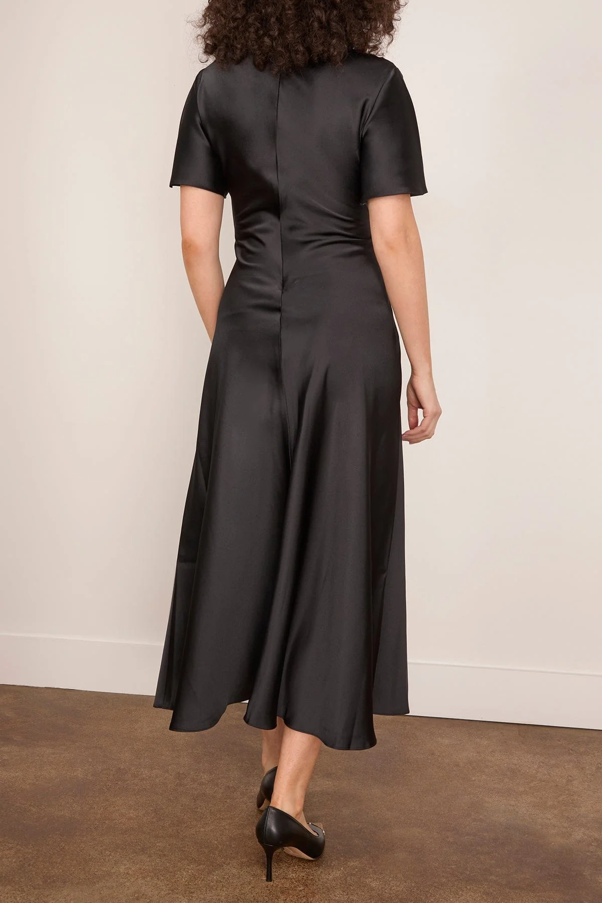 Daphne Dress in Black - Image 4