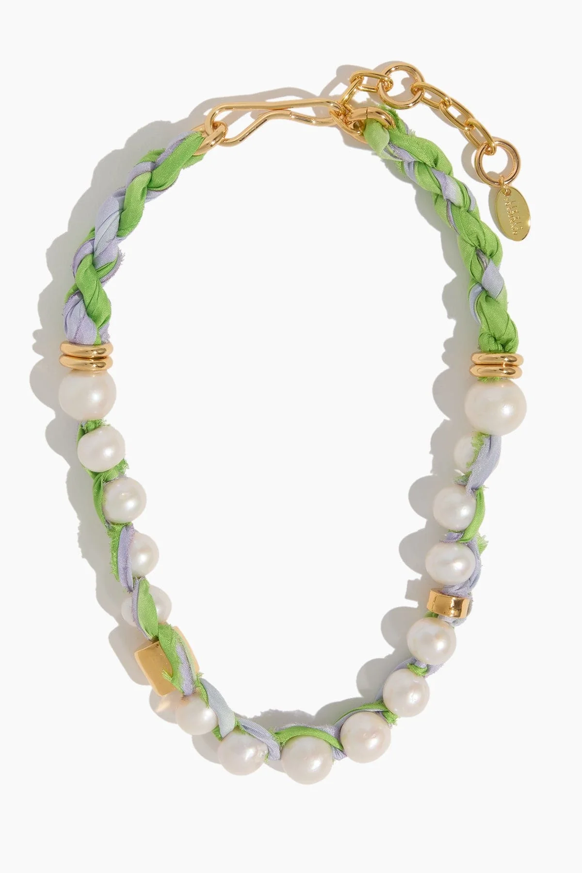 Daybreak Collar in Lavender and Lime - Image 3